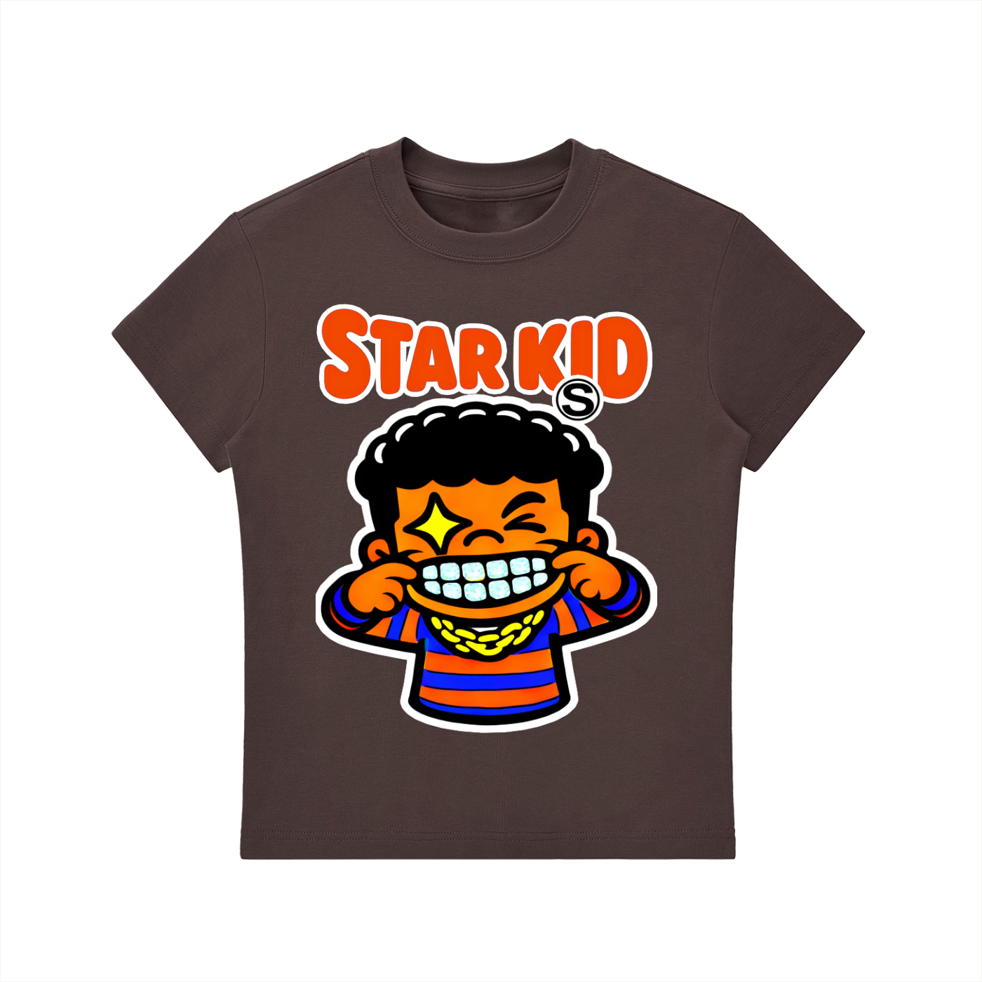 Star Kid Kai Kai Smile  Bodycon Crewneck T-Shirt