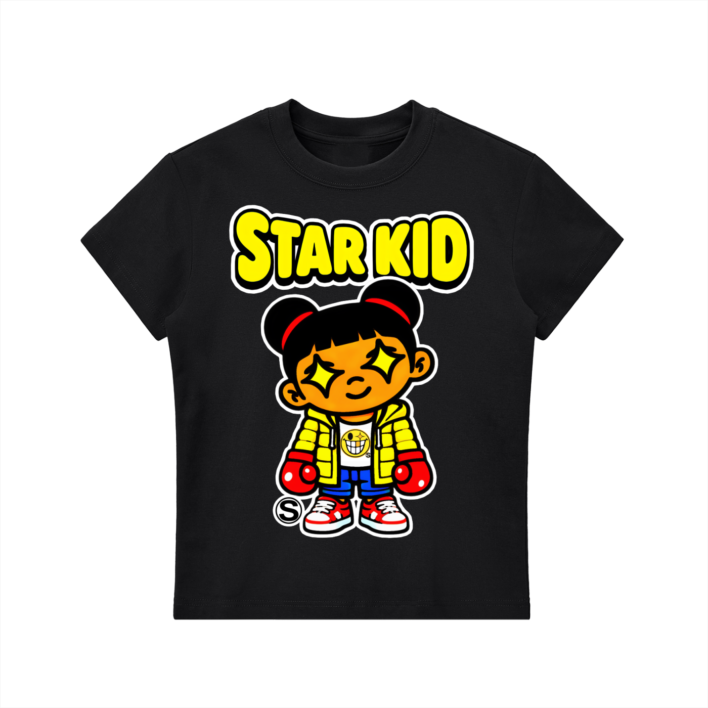 Star Kid Zai Zai Boxer Bodycon Crewneck T-Shirt