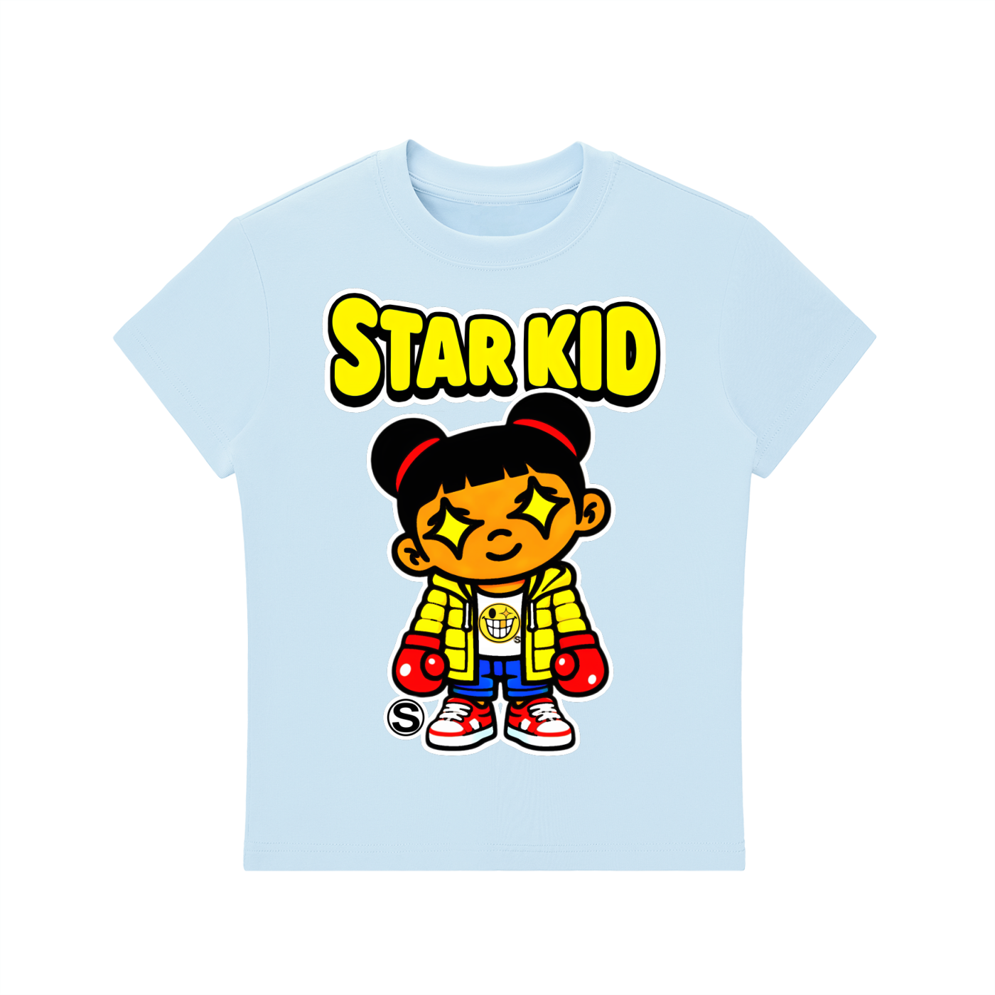 Star Kid Zai Zai Boxer Bodycon Crewneck T-Shirt