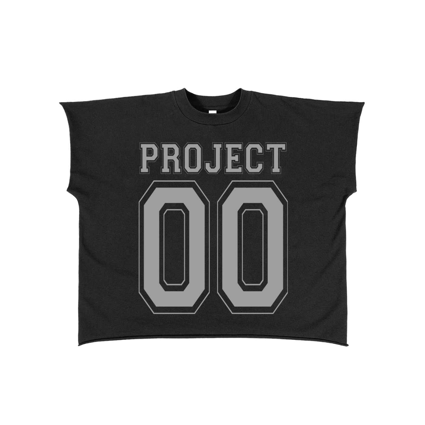 00 PROJECT 00 Raw Edge Boxy Training T-Shirt