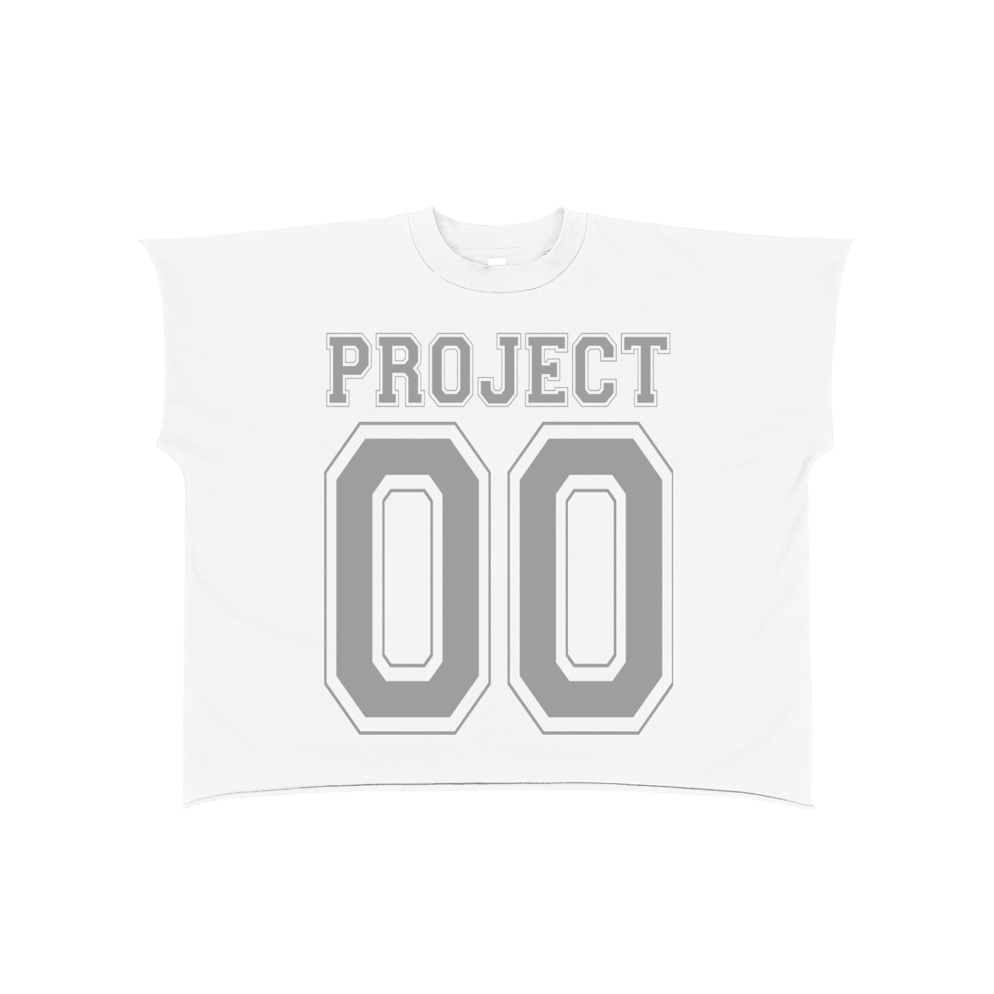 00 PROJECT 00 Raw Edge Boxy Training T-Shirt