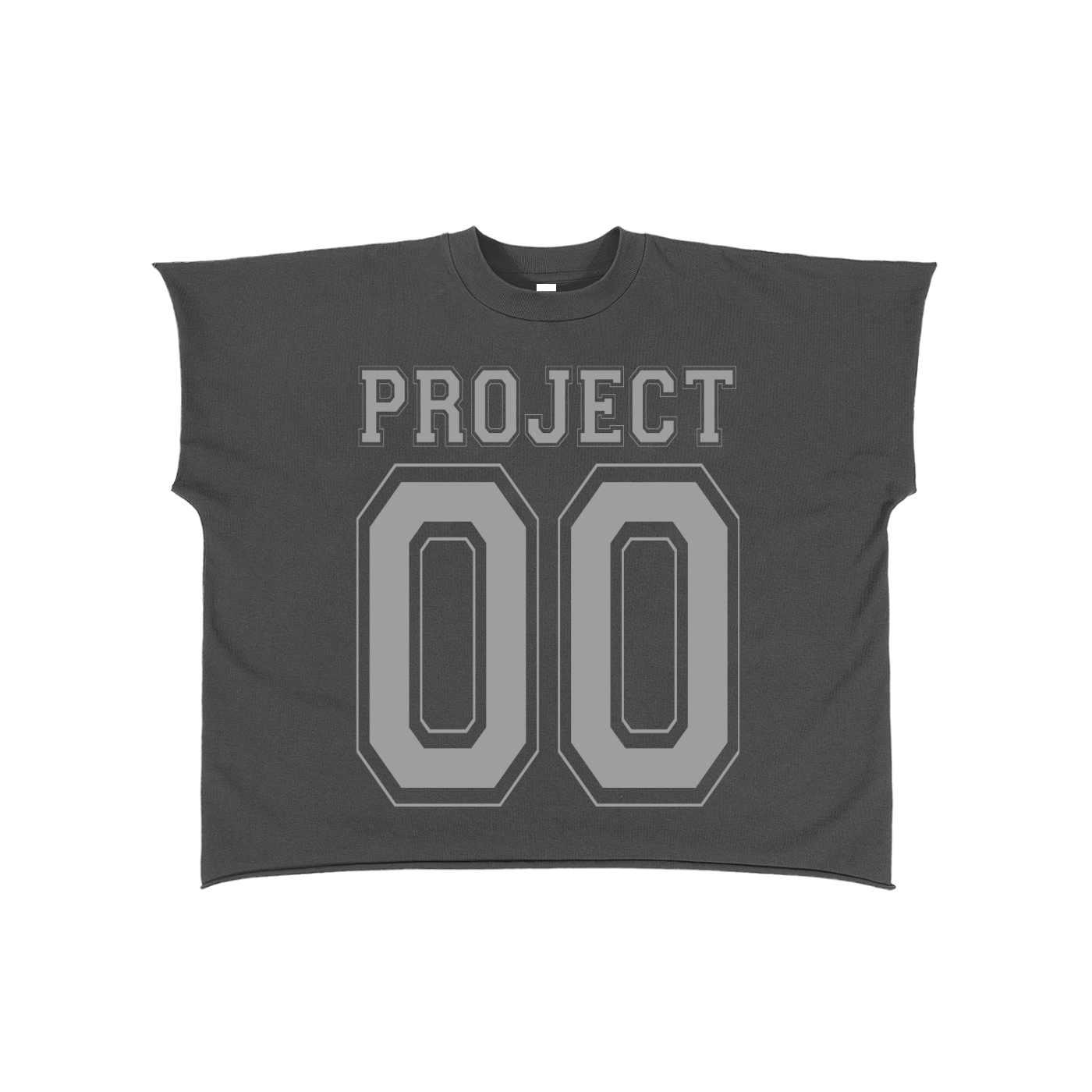 00 PROJECT 00 Raw Edge Boxy Training T-Shirt