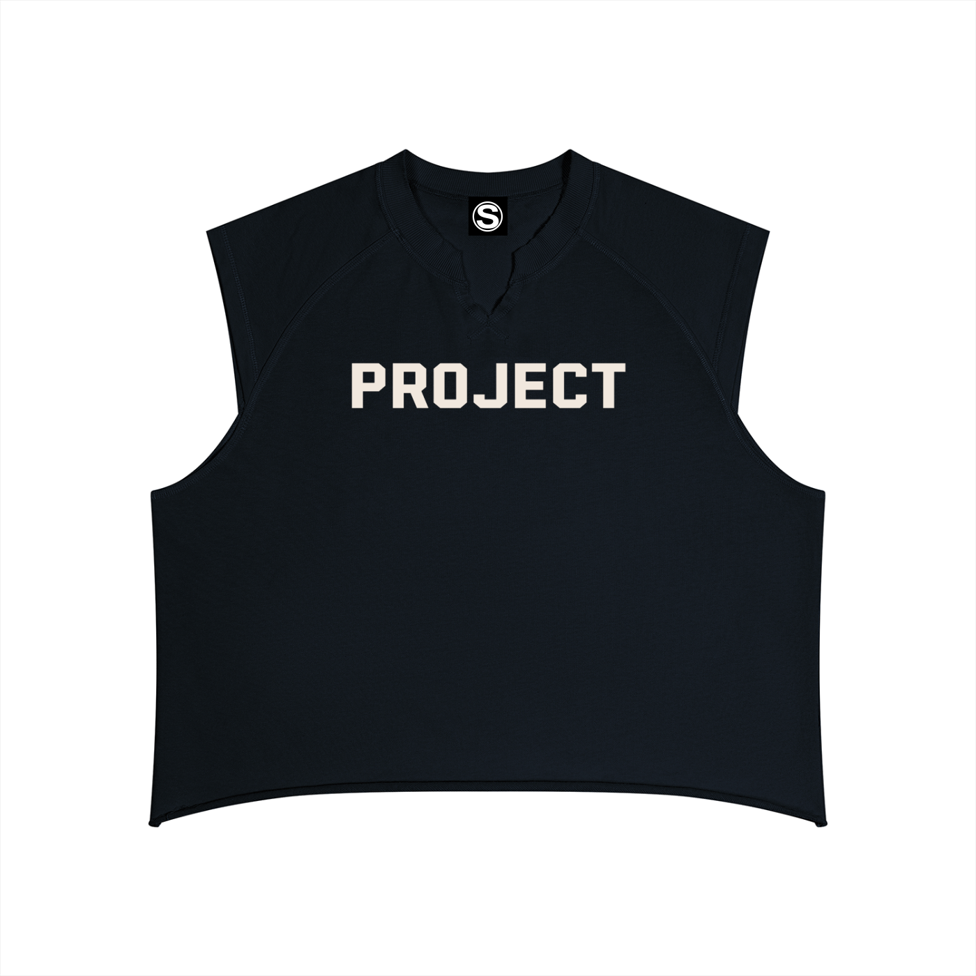 00 PROJECT 00 Raw Hem Tank Top