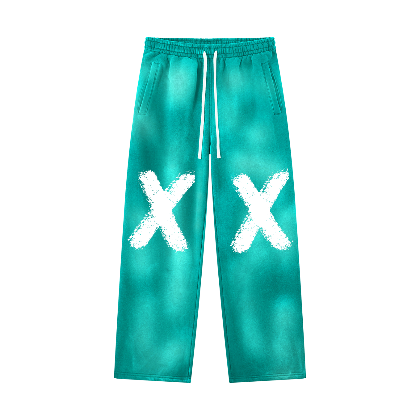 XX UNASSIGNED XX Wide Leg Fleece Sweatpants