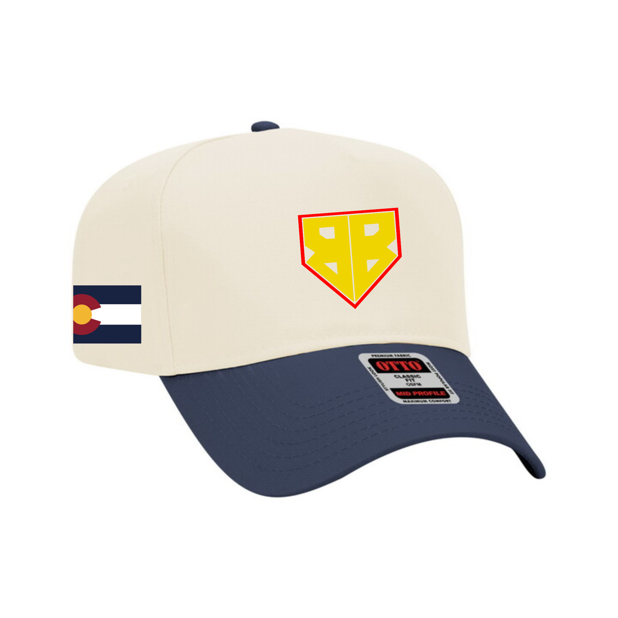 Colorado Flag Snapback Hat featuring BB logo