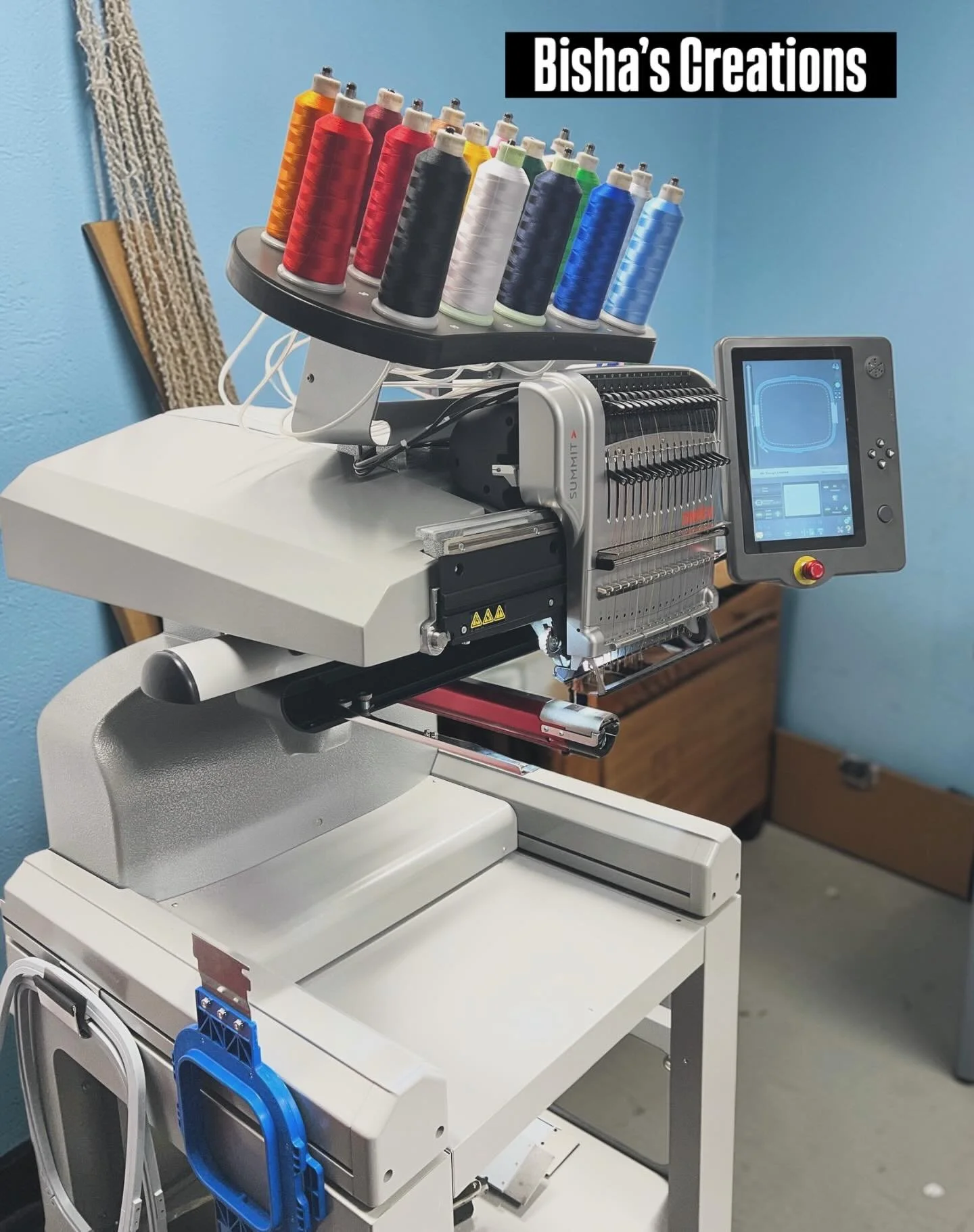 I&rsquo;ve waited a long time and it&rsquo;s finally here!

#bishascreations #smallbusiness #melco #summit #embroidery