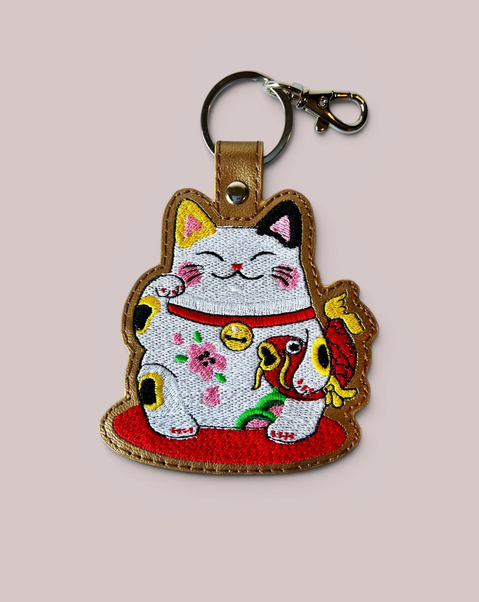 XL Lucky Cat Bag Charm