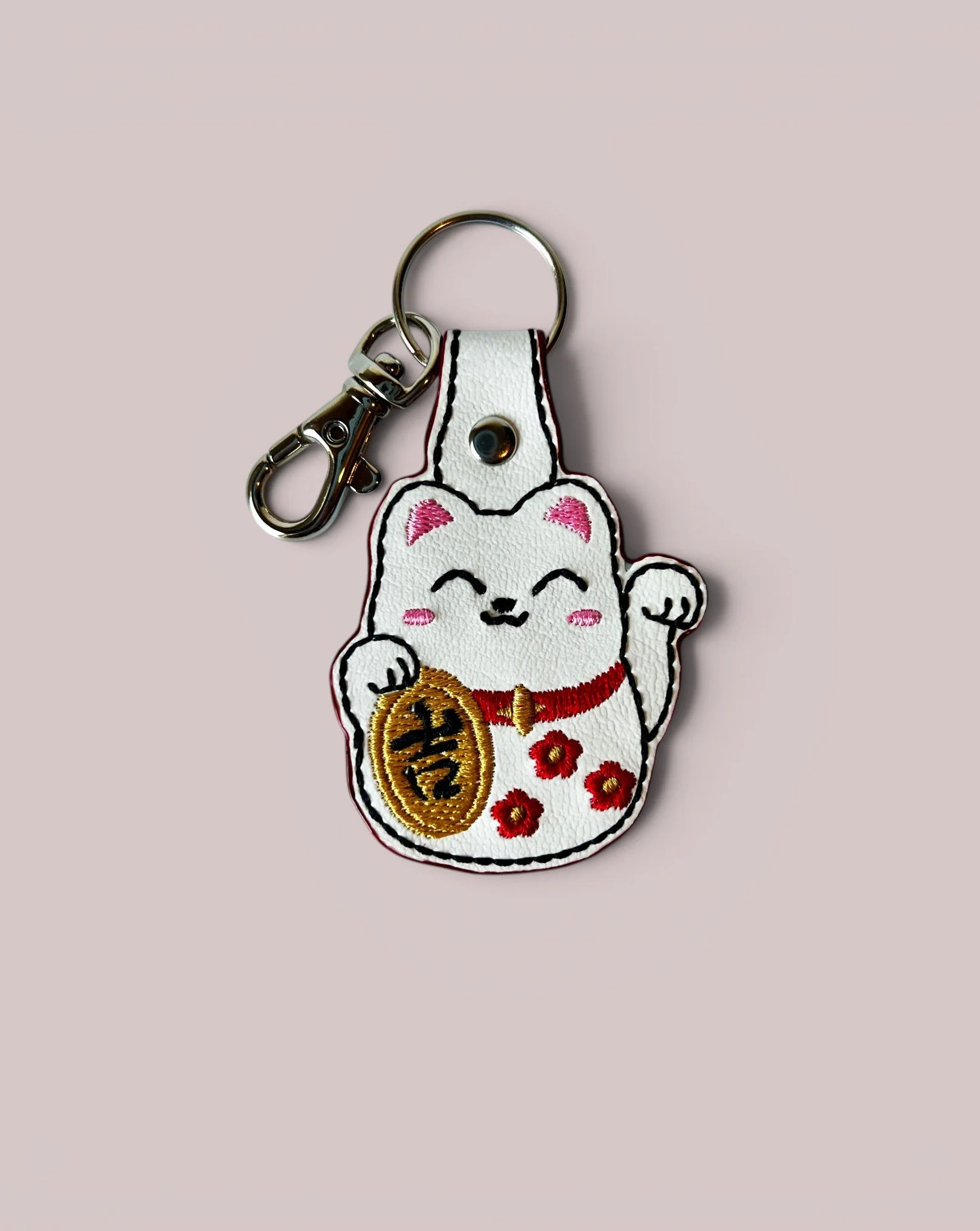 Small Lucky Cat Keychain