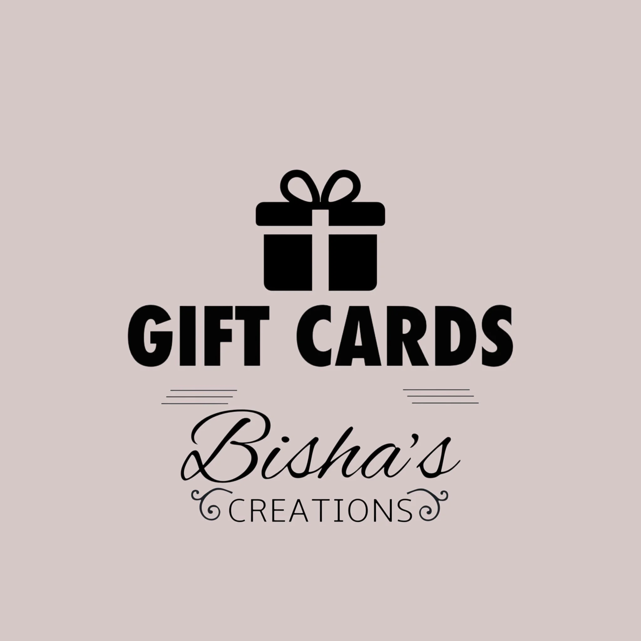 Bisha's Creations Gift Cards