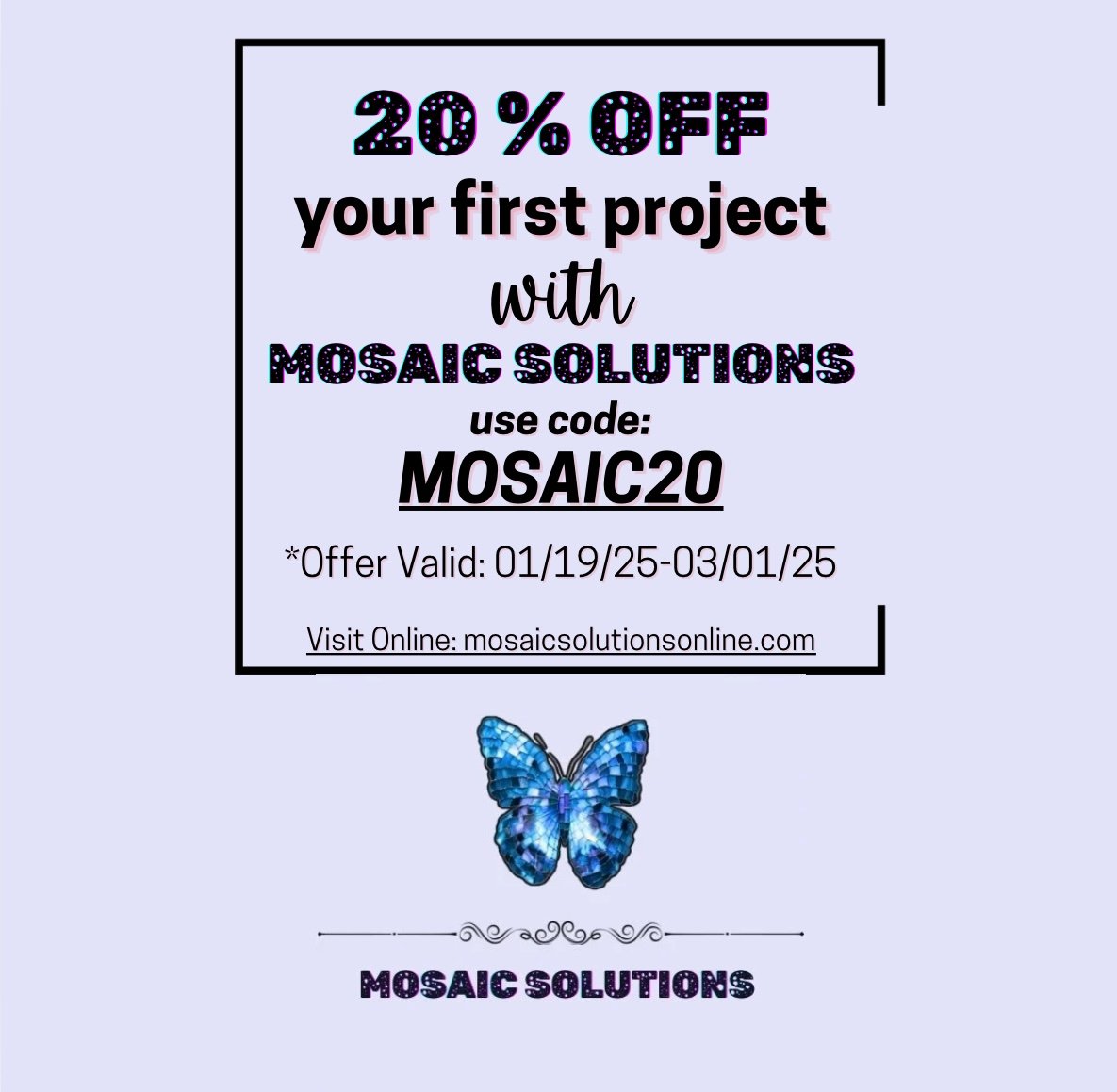 Mosaic Solutions - Promo Graphic