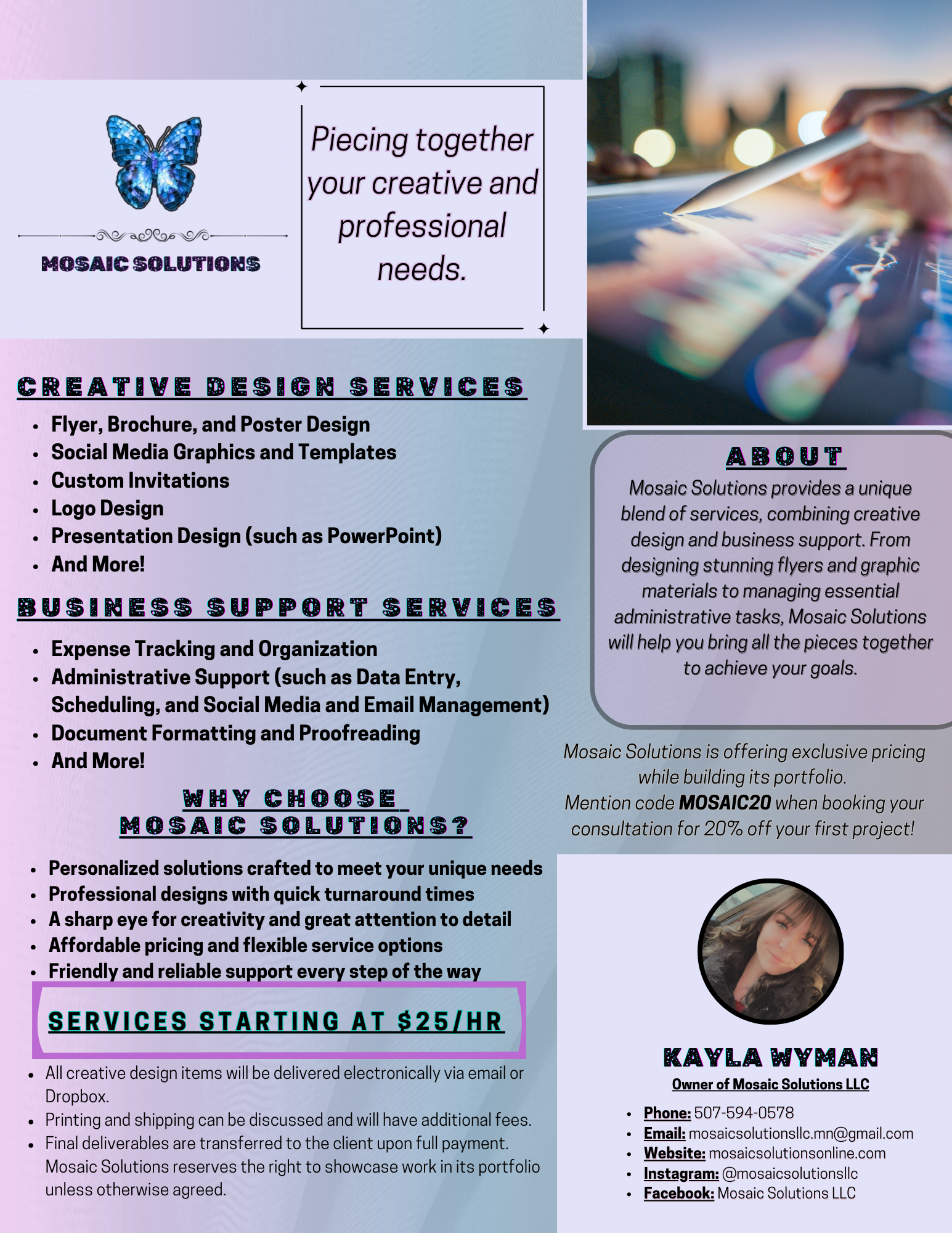 Mosaic Solutions - Graphic Flyer