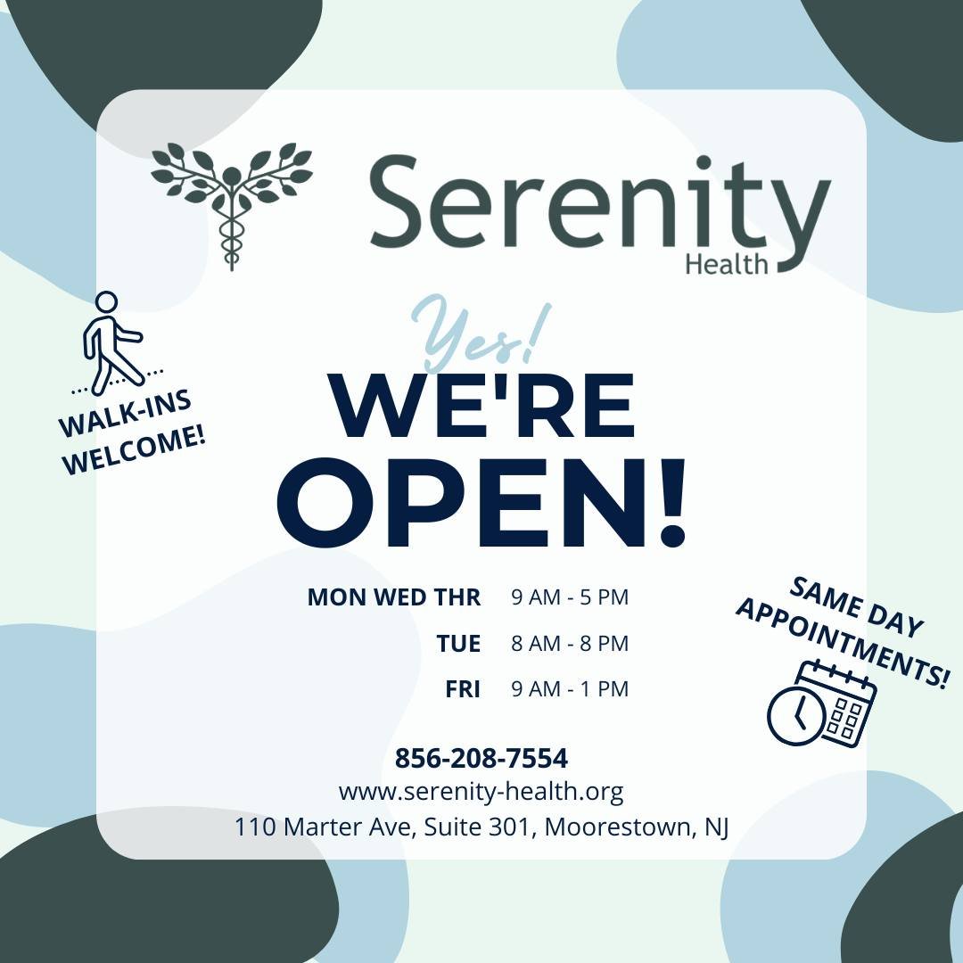 We're thrilled to announce the grand opening of Serenity Health! 🌿 Your well-being is our priority, and we're here to provide comprehensive primary care that nurtures both your physical and mental health. Our team is dedicated to creating a safe and