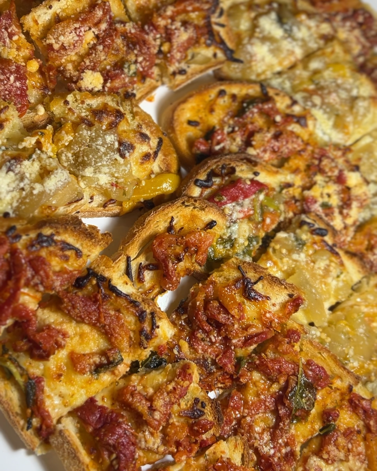 Rustic Mediterranean Crostinis