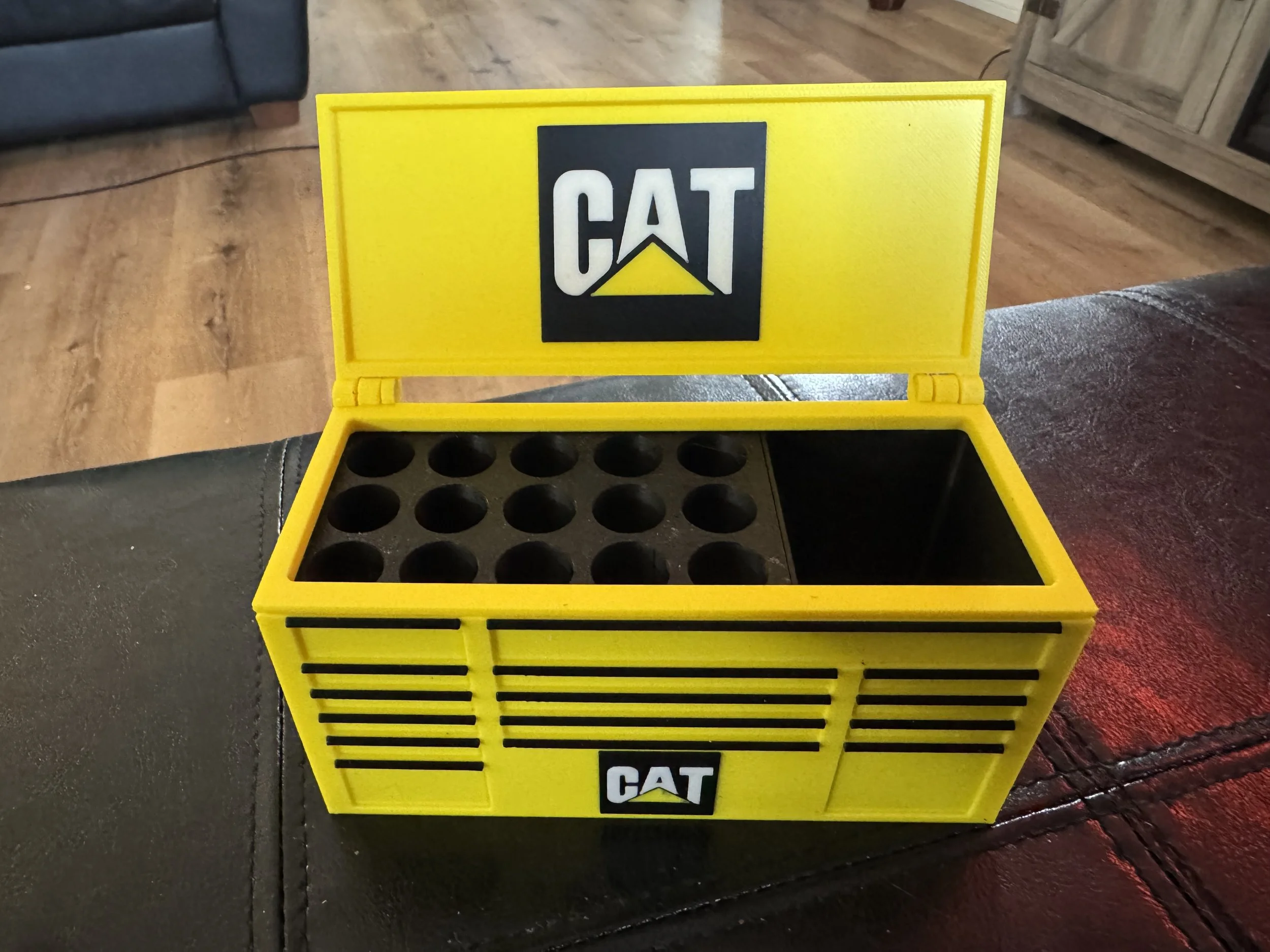 Custom 3D-Printed Toolbox Desk Organizer