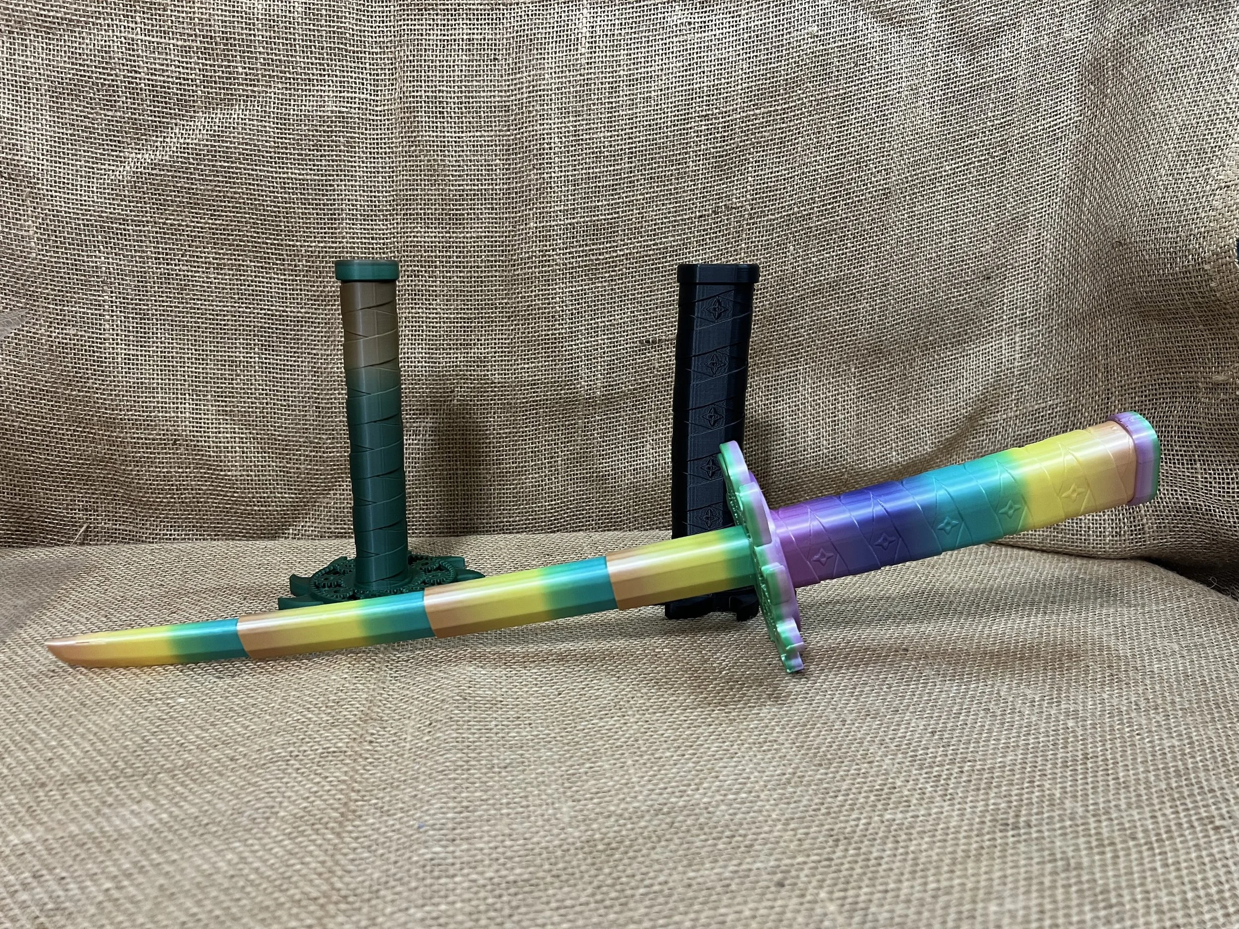 Collapsible Fidget Spinner Sword