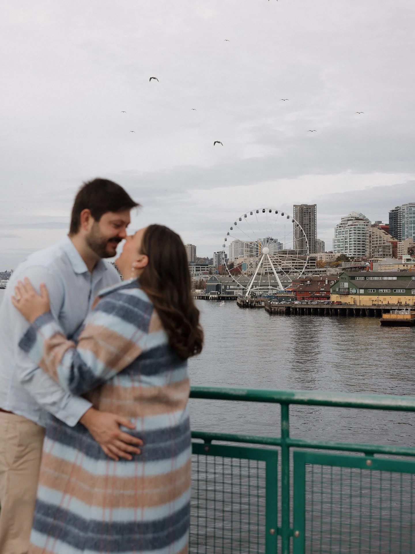 Shawn &amp; Siena spent their 4 year anniversary celebrating their love with the most perfect date getting engagement photos on a ferry boat &amp; frolicking through pikes place. I had so much fun with these two yesterday 🚢🫶🏻🏙️ 
.
.
.
.
.
#seattl