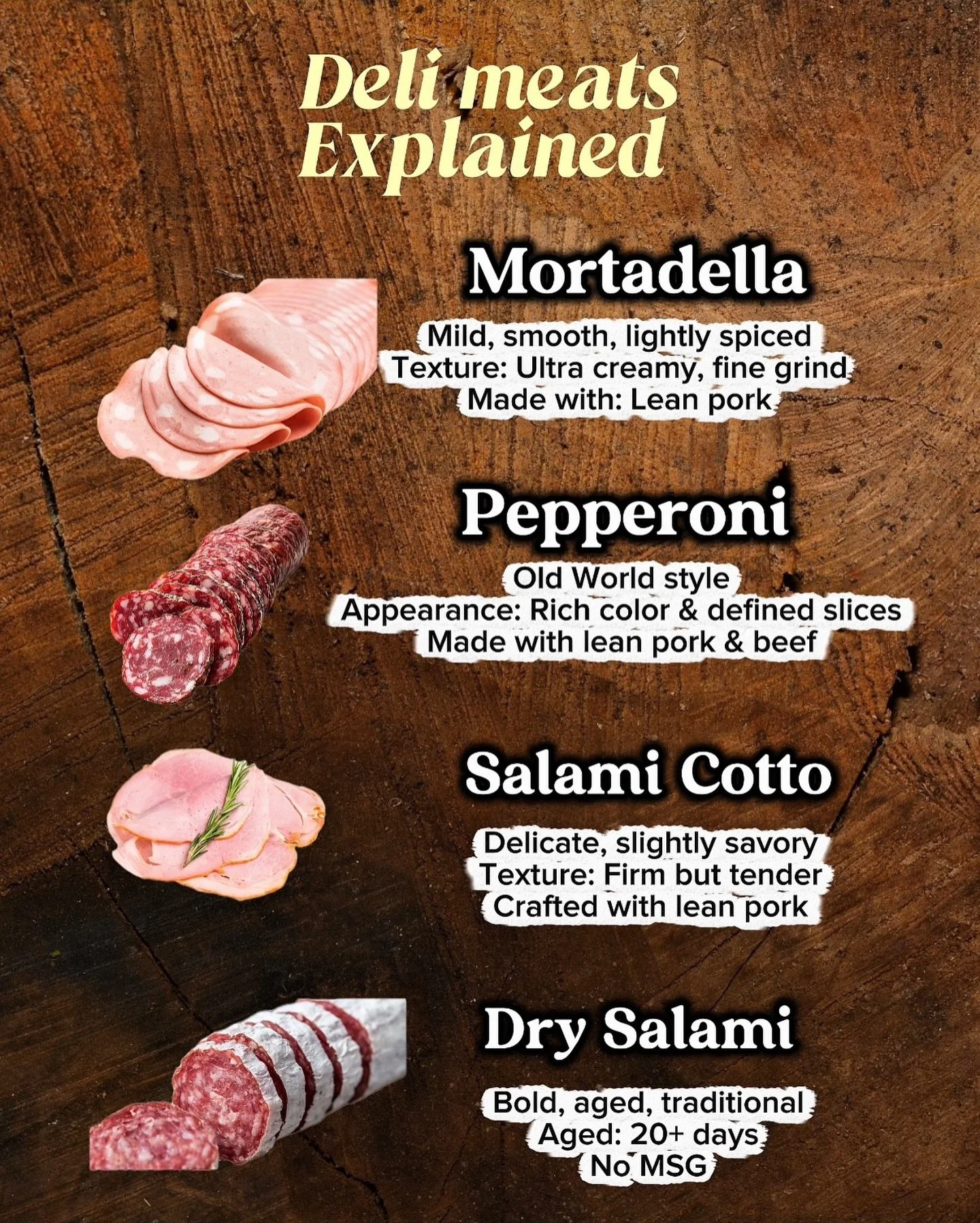 Deli meats aren&rsquo;t just sliced protein.
They&rsquo;re grind size.
Spice balance.
Aging time.
Fresh production cycles.

At Marisa Foods, we use only lean pork and boneless beef, proprietary spice blends, and weekly production to ensure consistenc