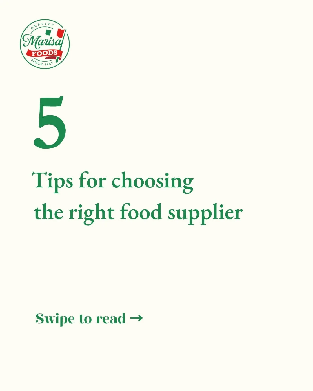 Not all suppliers are created equal &mdash; and the wrong one can quietly cost your restaurant more than you realize. Swipe through to see the 5 things you should be checking before you sign any contract. 

#FoodSupplier #RestaurantBusiness #FoodIndu