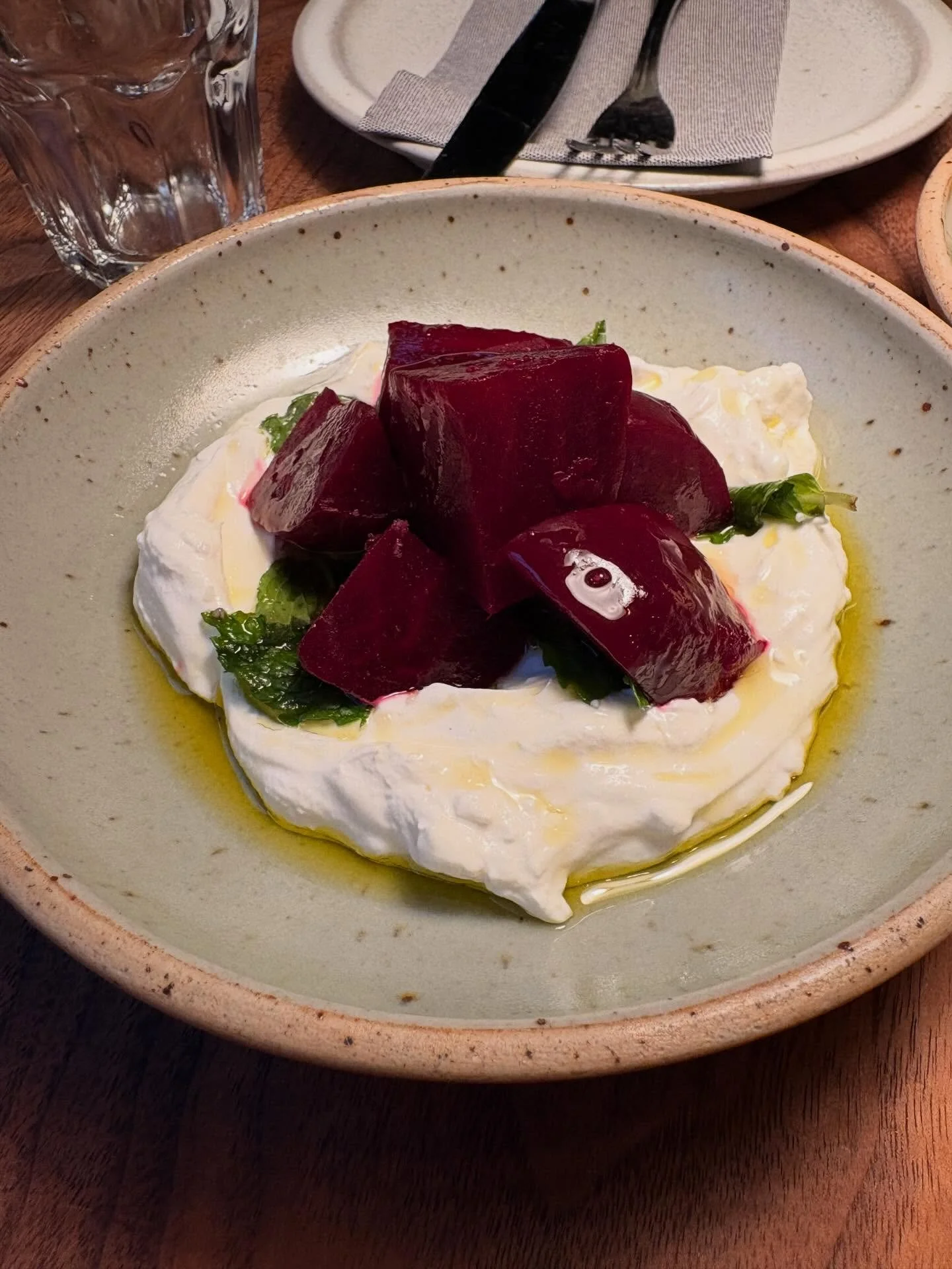 &ldquo;Pancar Labne&rdquo; - pickled local beets with labne