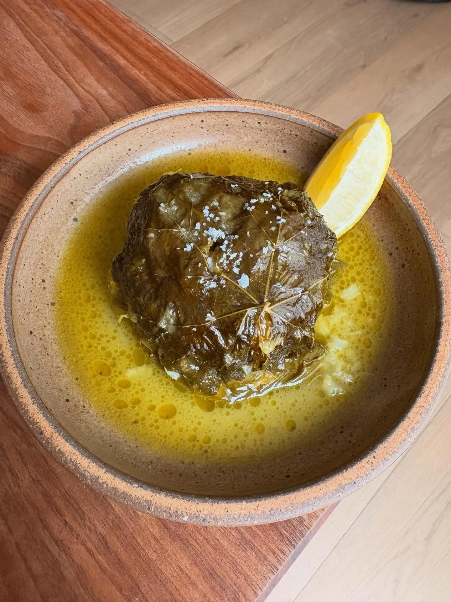&ldquo;Kereviz Dolması&rdquo; stuffed celeriac  braised with orange juice