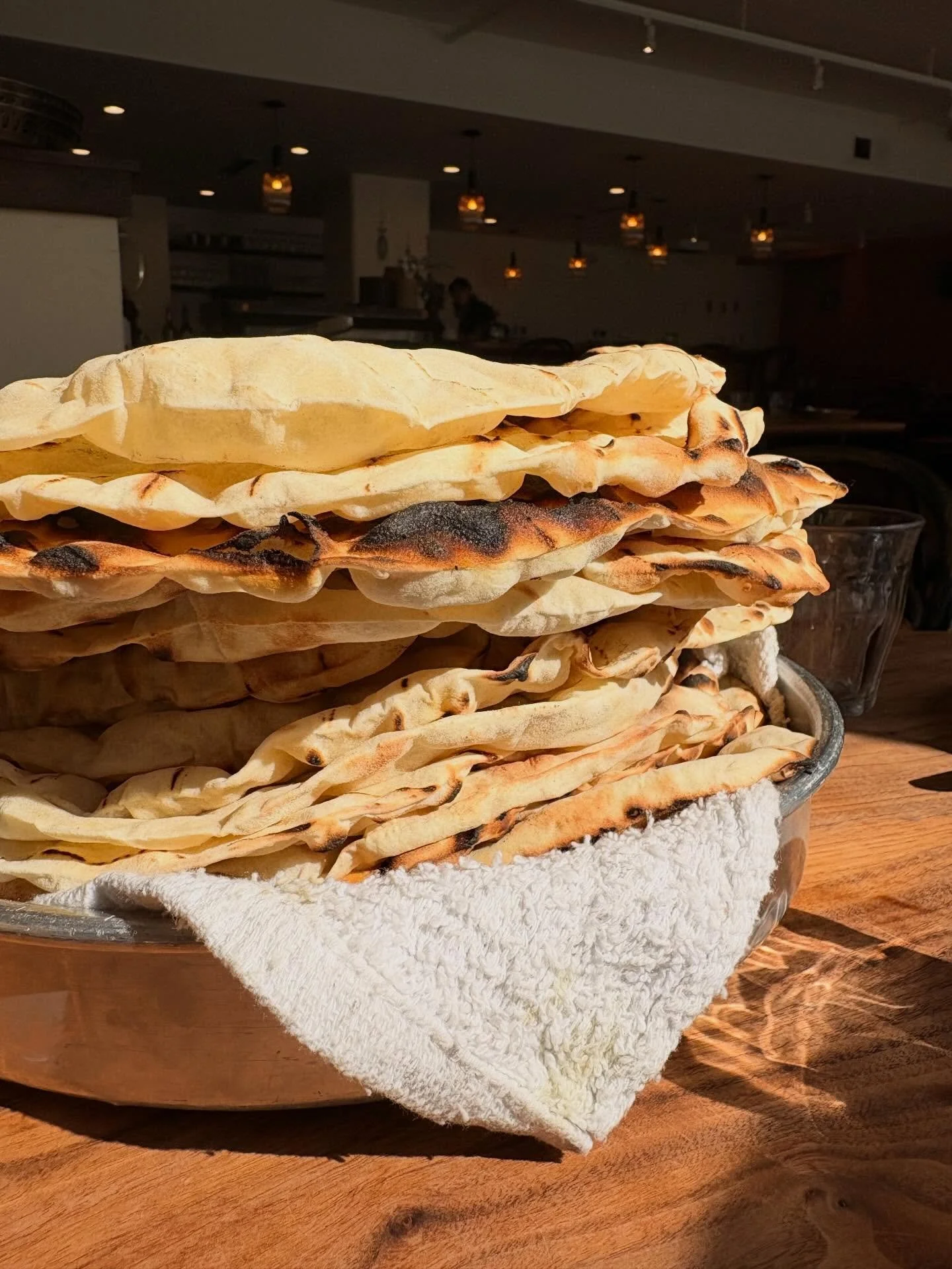 Grilled Lavash for &Ccedil;&ouml;p Şiş and Sunday brunch service