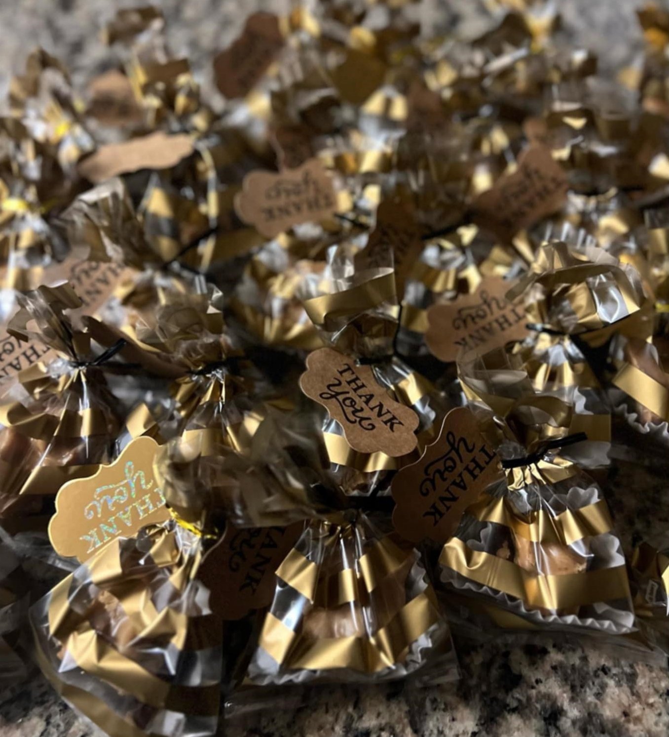 Praline Brownie Thank You Favors