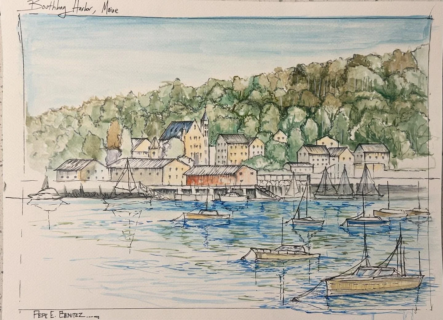 On a river where they used to build the boats
By the harbour wall the place you loved the most
I can see you there but all you know
I’ll be there.