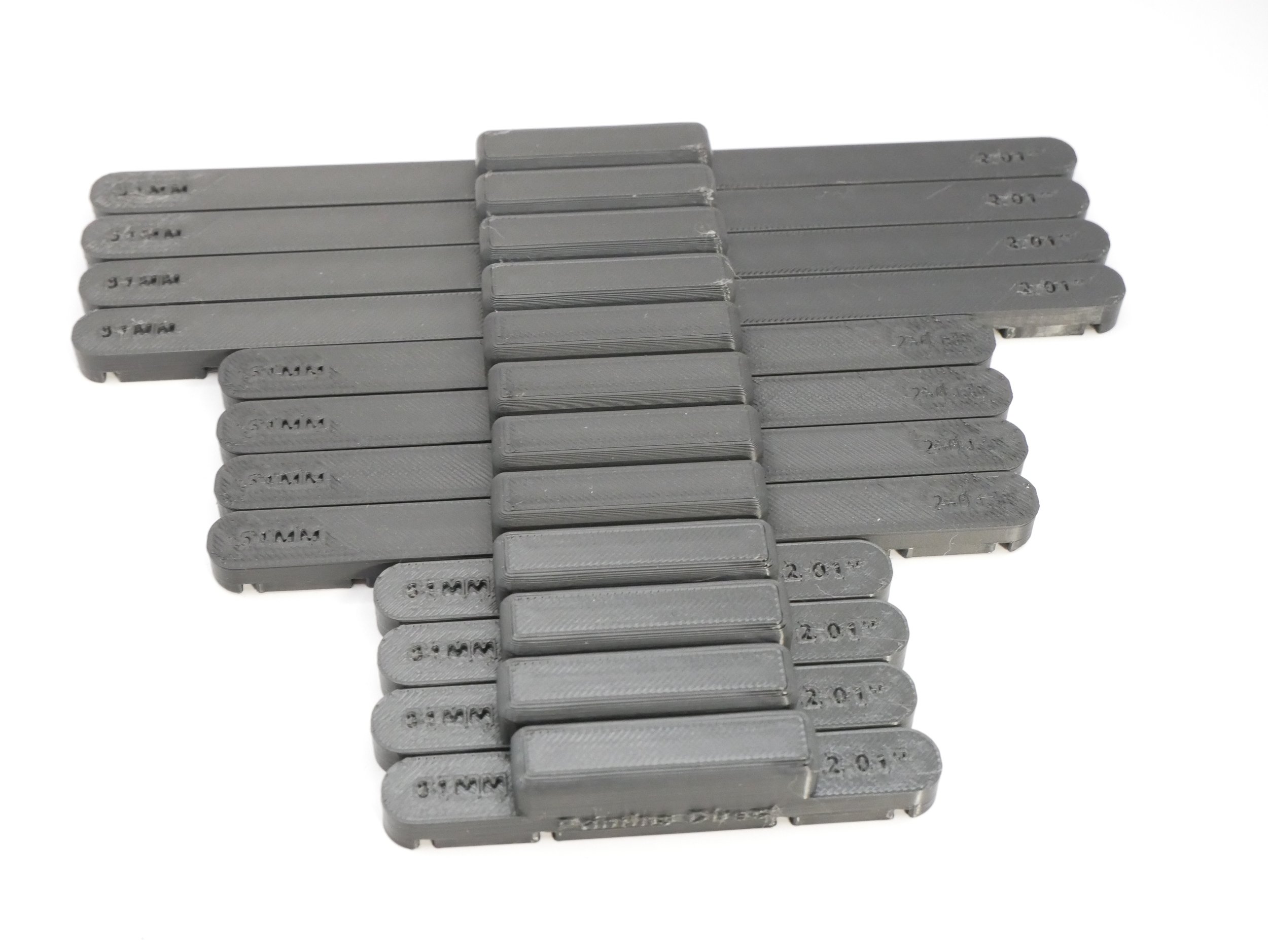 HO/OO 1:76 Model Railway Modellers pack Way Streamline Gauge Parallel Track Tool 51mm Compatible with Hornby and Peco Pack of 12 gauges