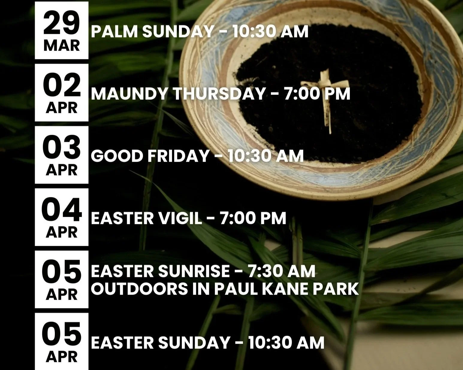 Lent & Easter Services