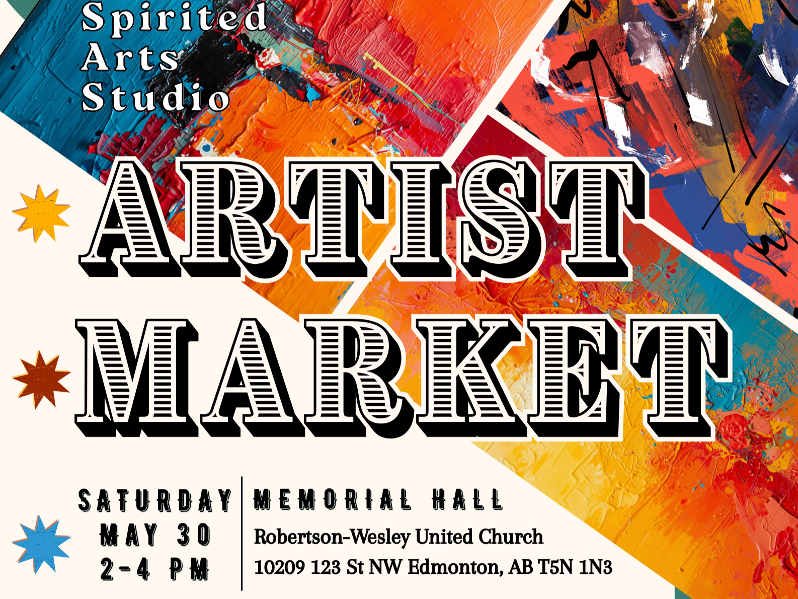 SPIRITED ART STUDIO: FIRST ARTIST MARKET