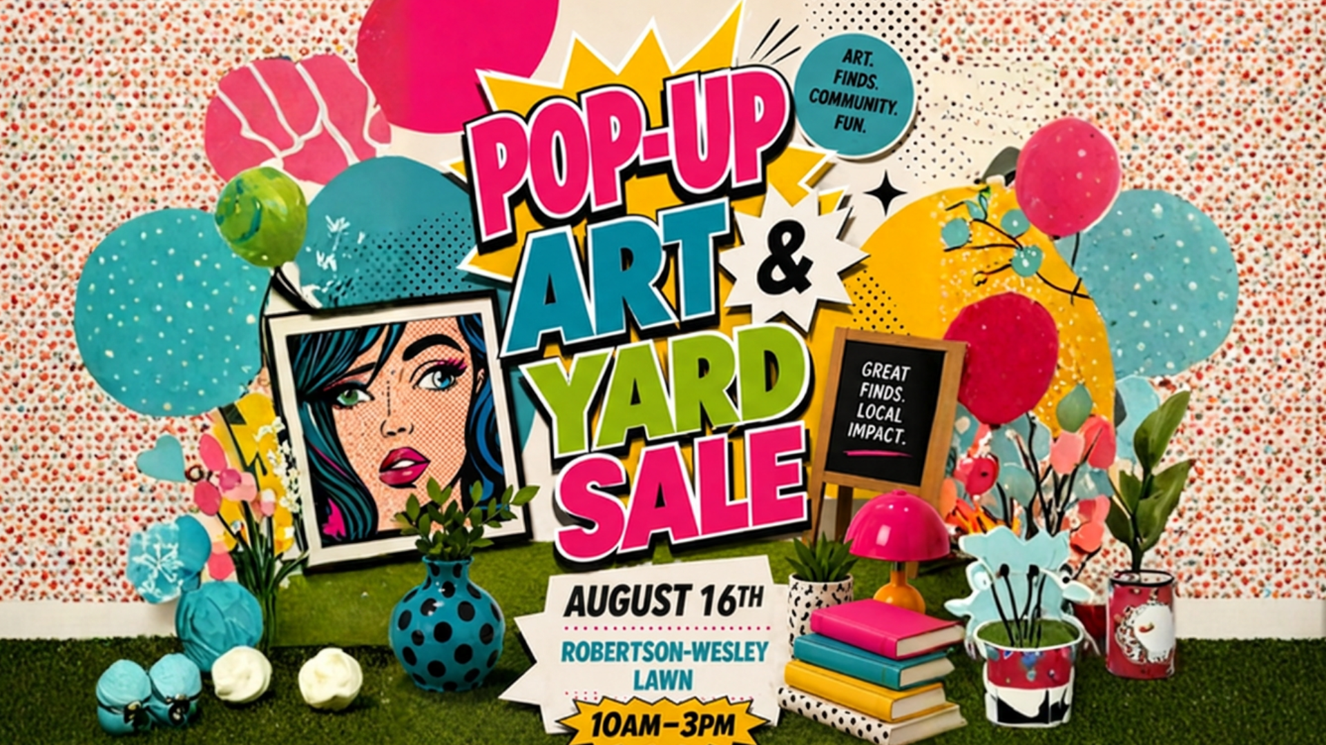 Pop-Up Art & Yard Sale