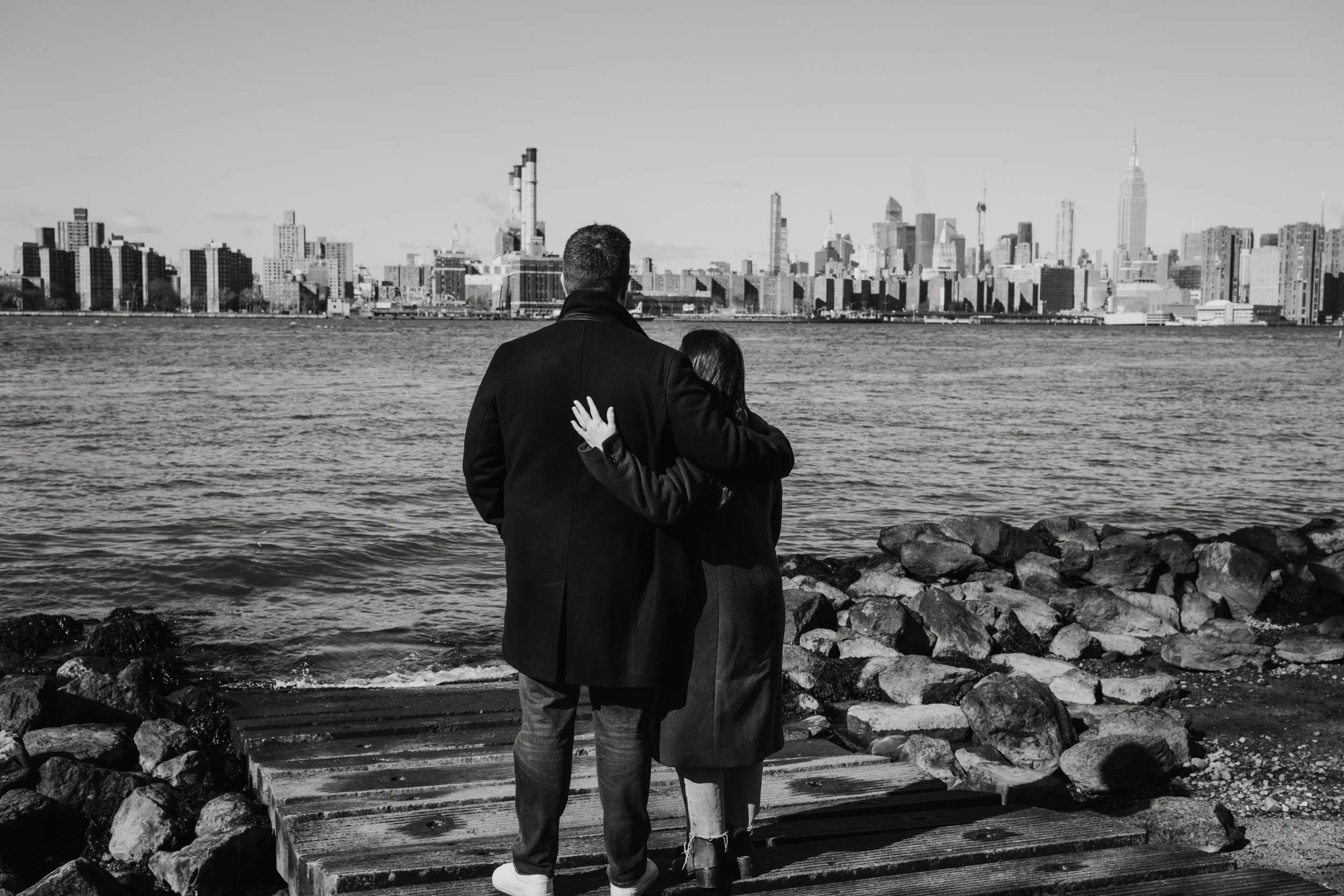 Michael & Gina Engagement BW-48.jpg