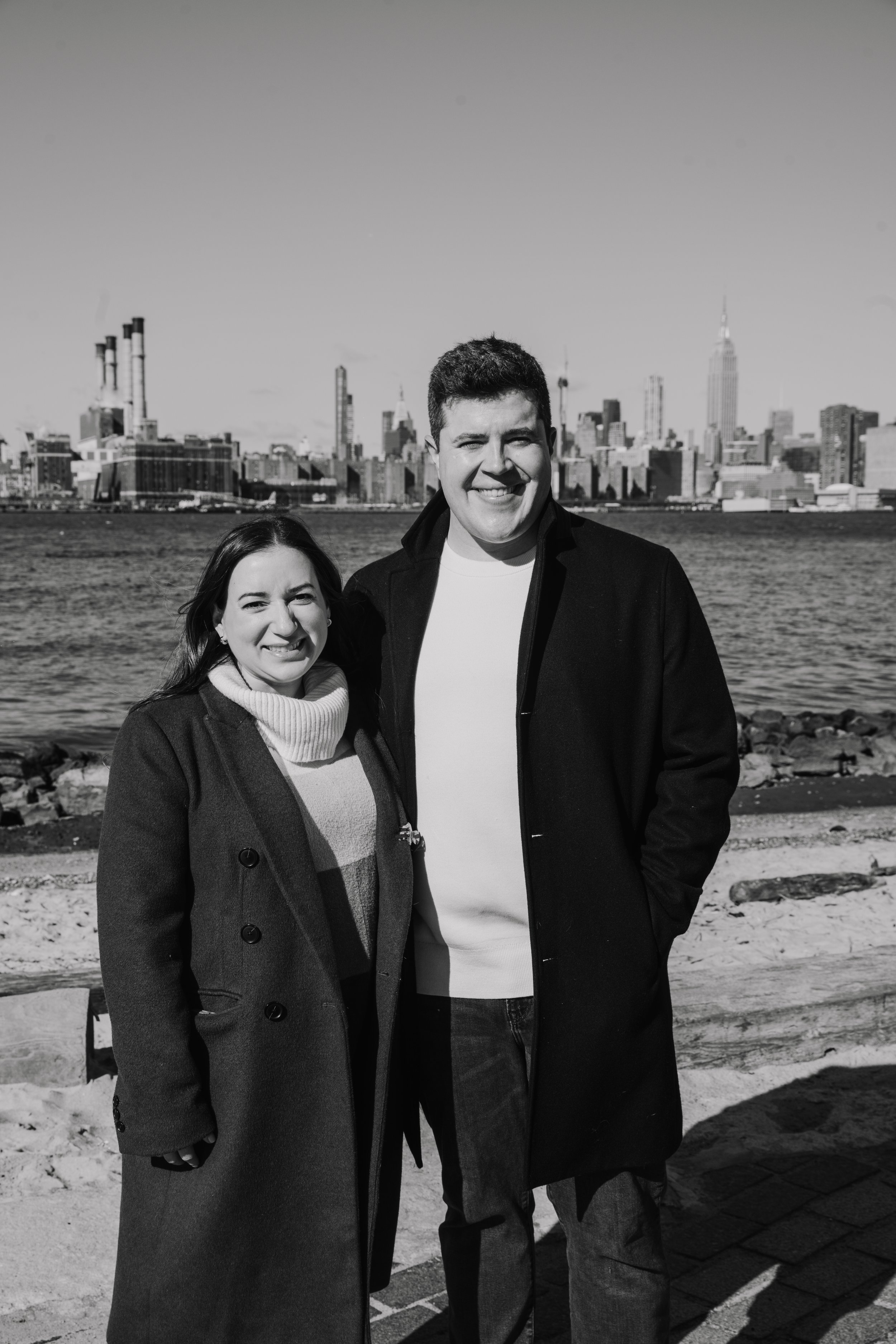 Michael & Gina Engagement BW-22.jpg