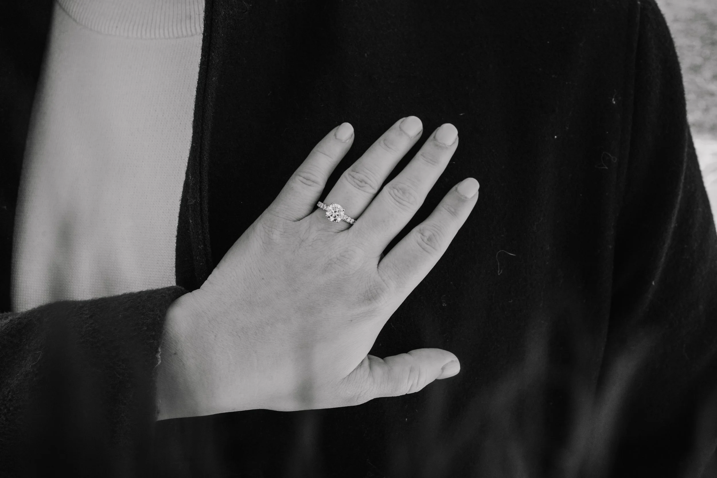 Michael & Gina Engagement BW-23.jpg