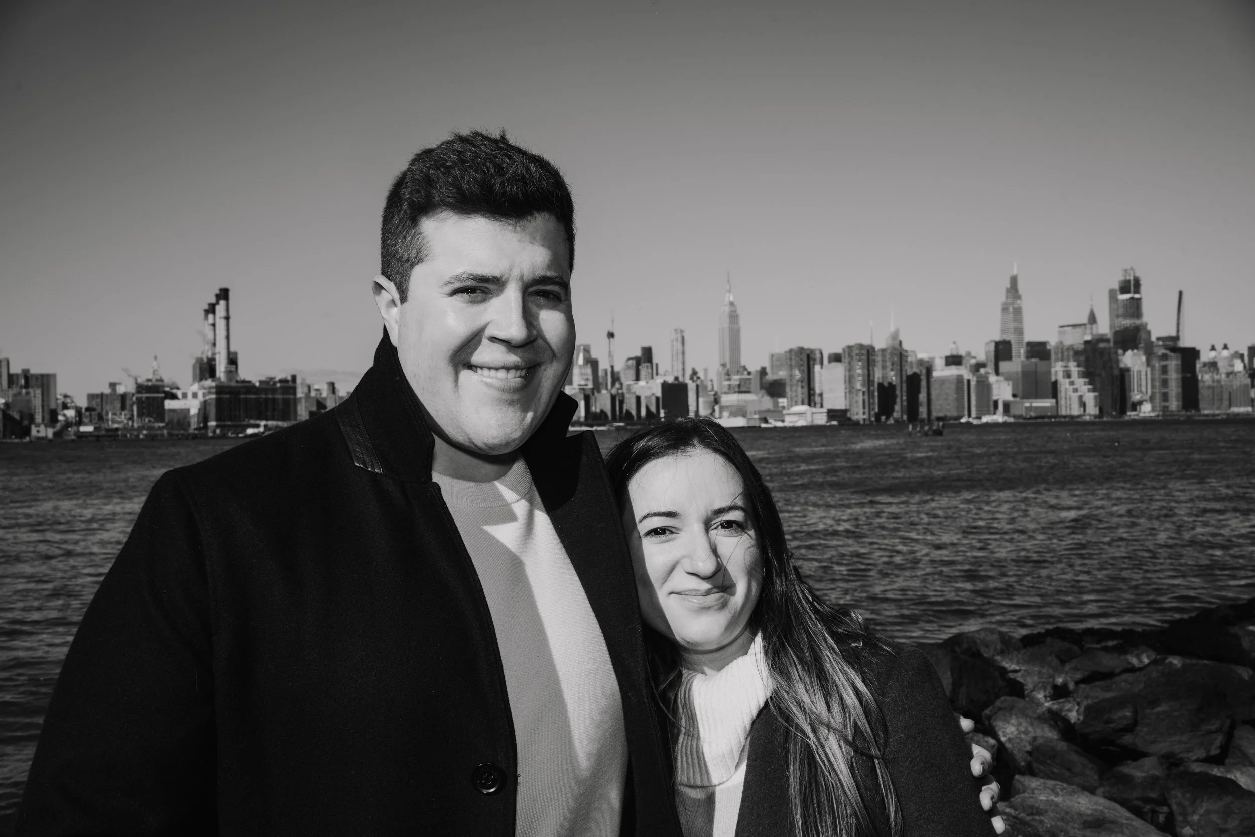 Michael & Gina Engagement BW-50.jpg