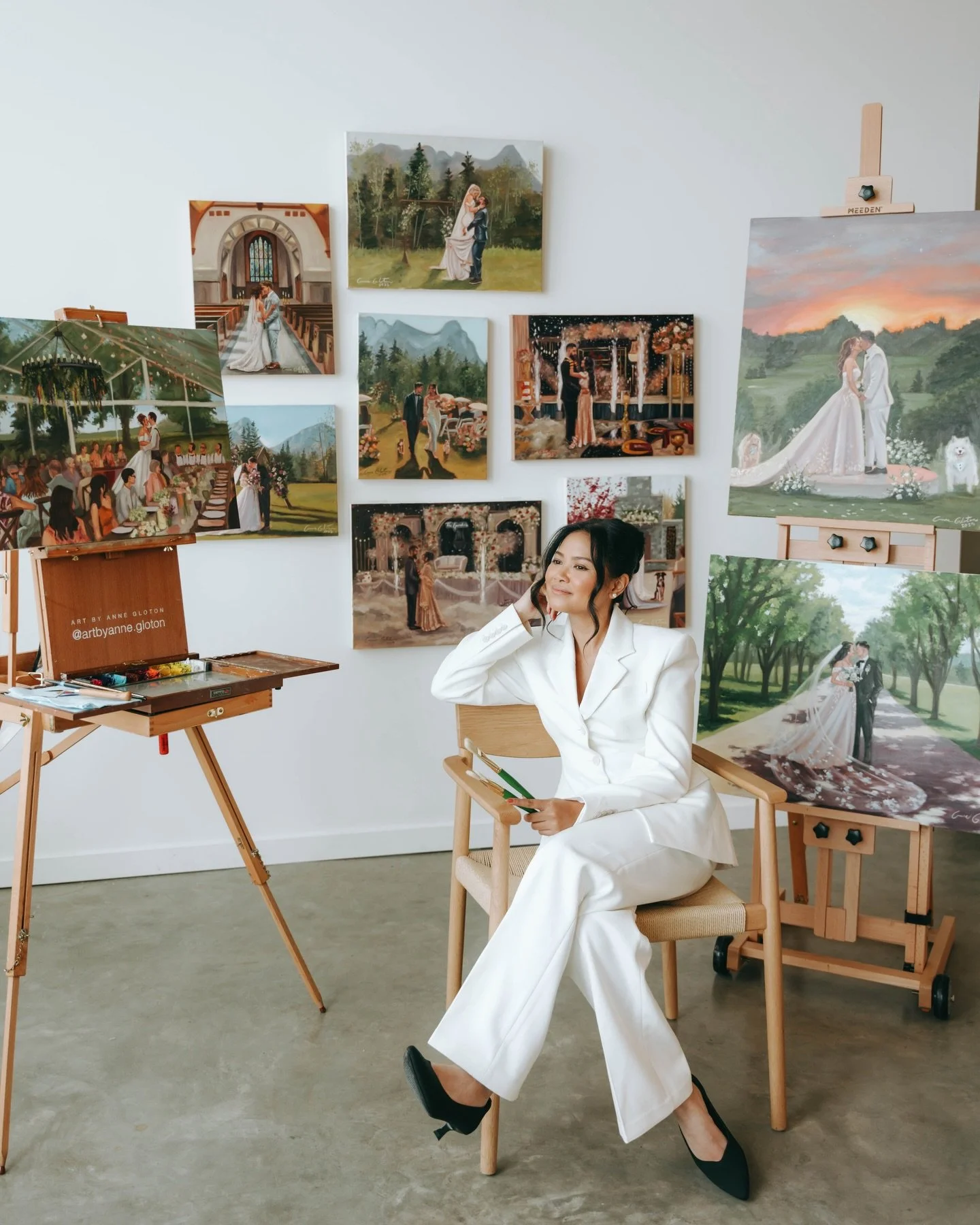 My very first brand shoot as a Live Wedding Painter ✨

I hope these photos inspire you to keep doing what you love and to dream big. When I started this journey, I never imagined it would grow into what it is today. It&rsquo;s crazy to say that I&rsq