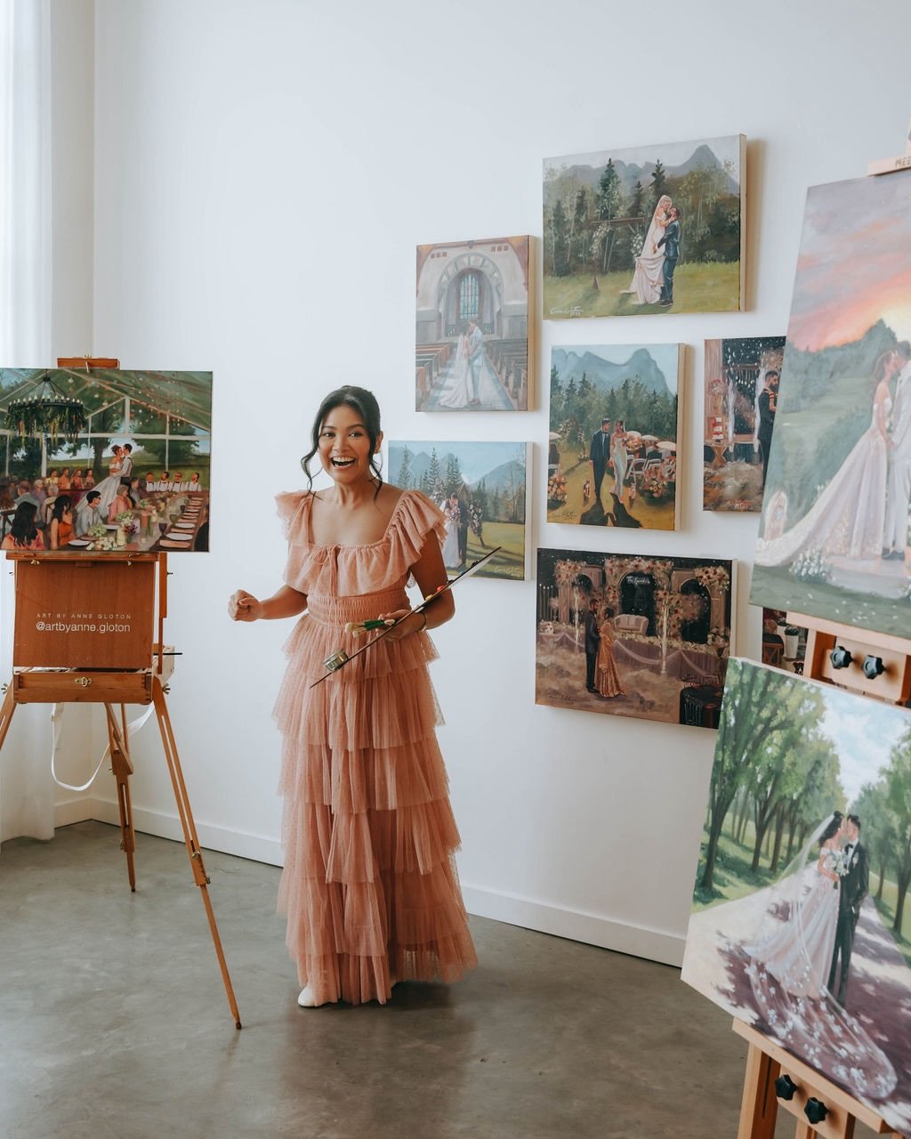 Me when I see a 2027 wedding inquiry 🥹🥰

2027 bookings are OPEN!

Visit my official website: artbyannegloton.com
You&rsquo;ll find my wedding painting packages, pricing, testimonials, FAQs, Inquiry form &amp; more!

Secure your date early &hearts;️