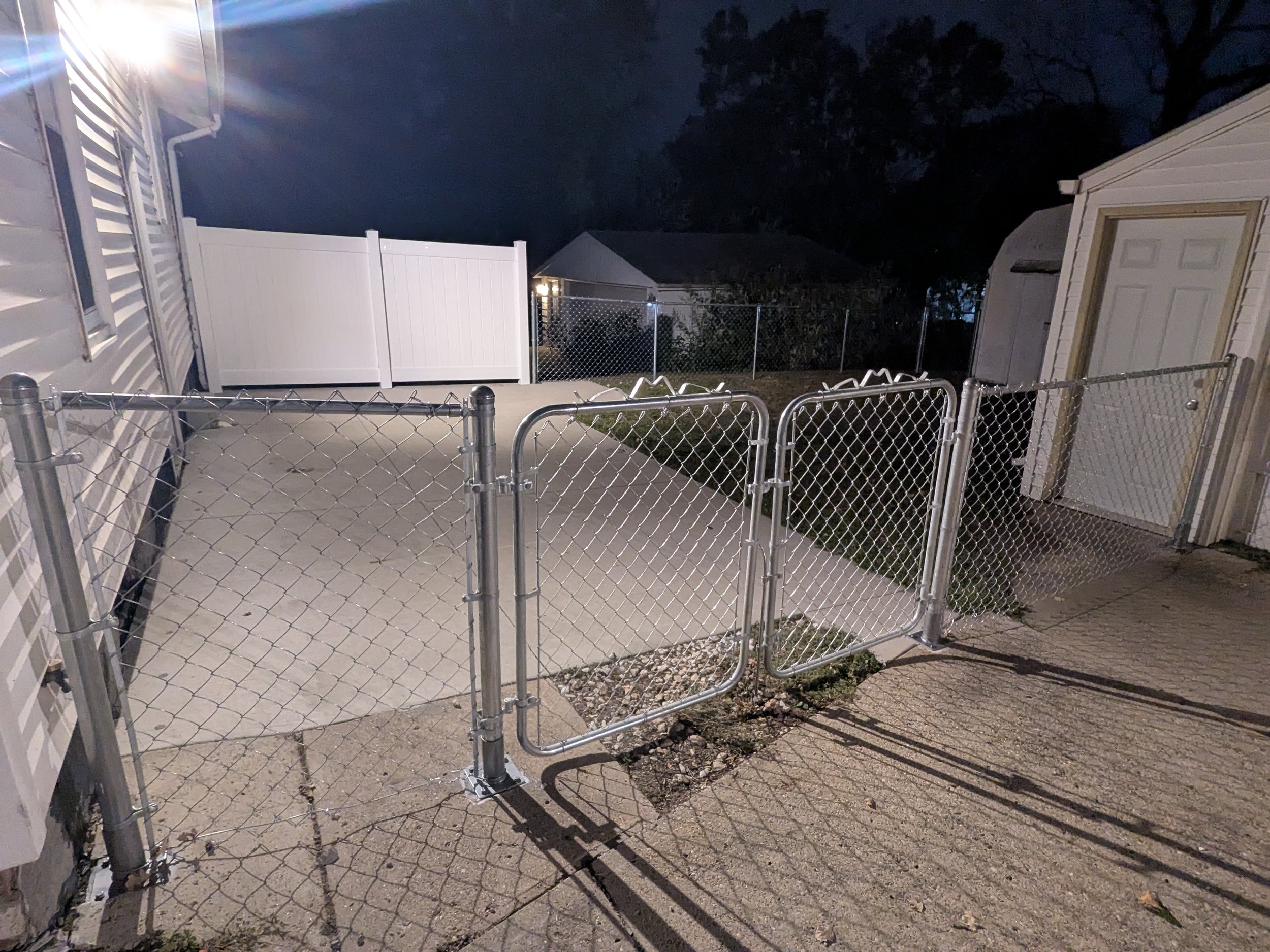 Chain link and Privacy Fence