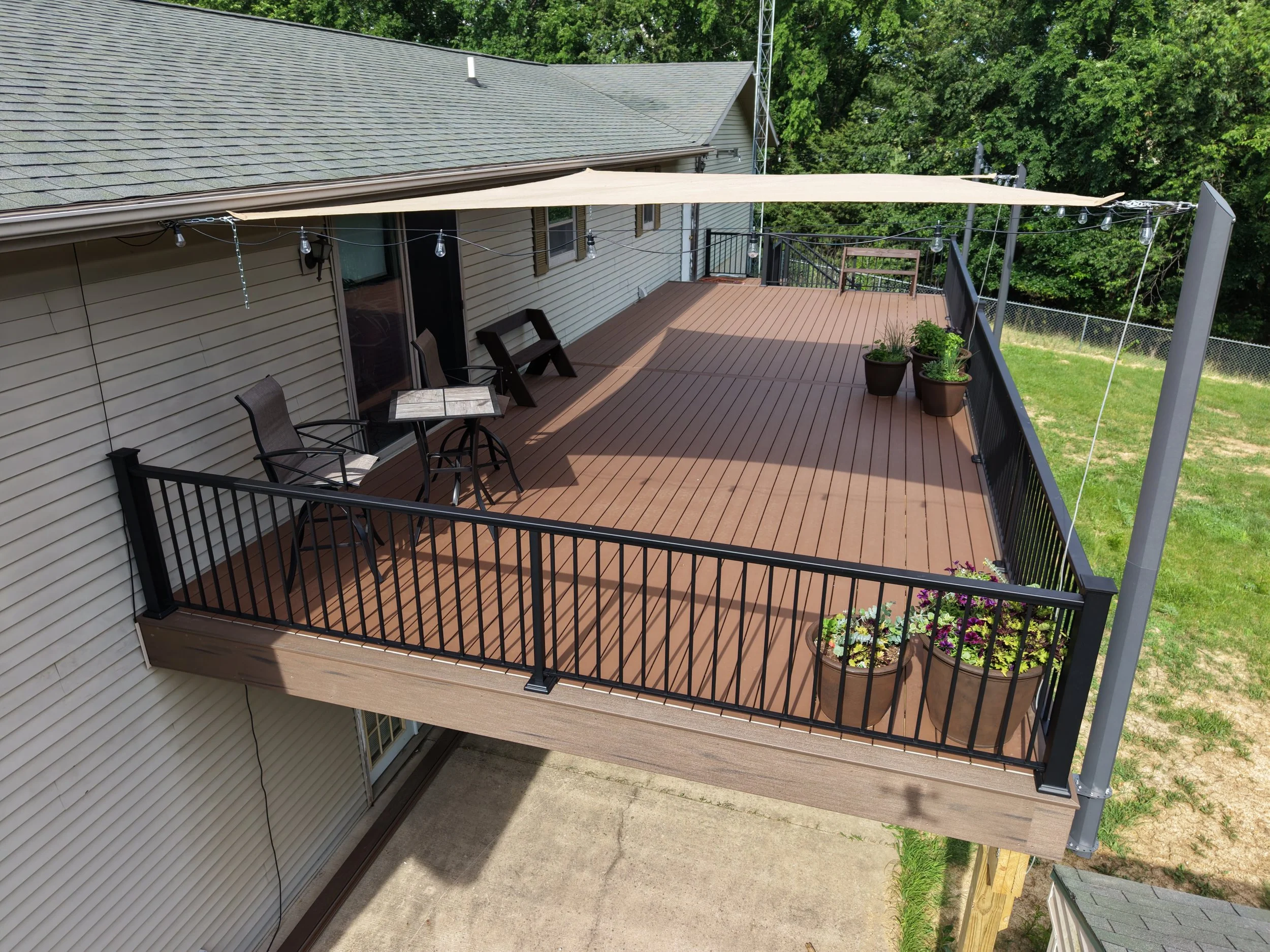 Large Deck with Beautiful View