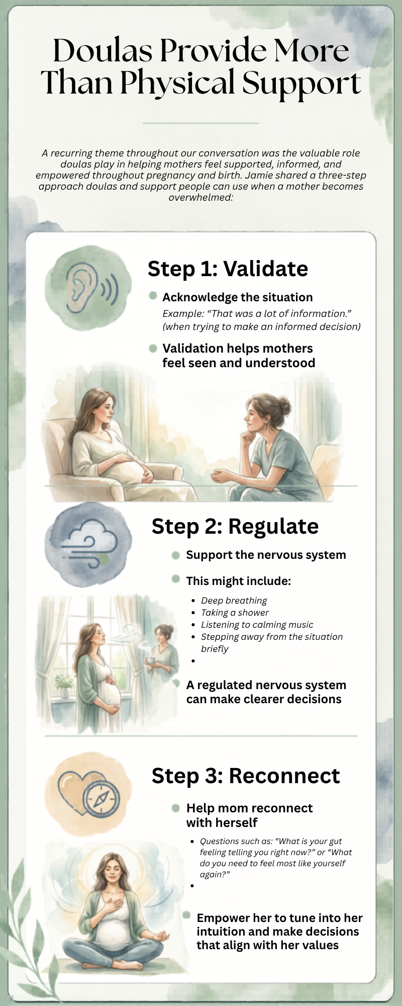 Doulas lower risks of birth trauma