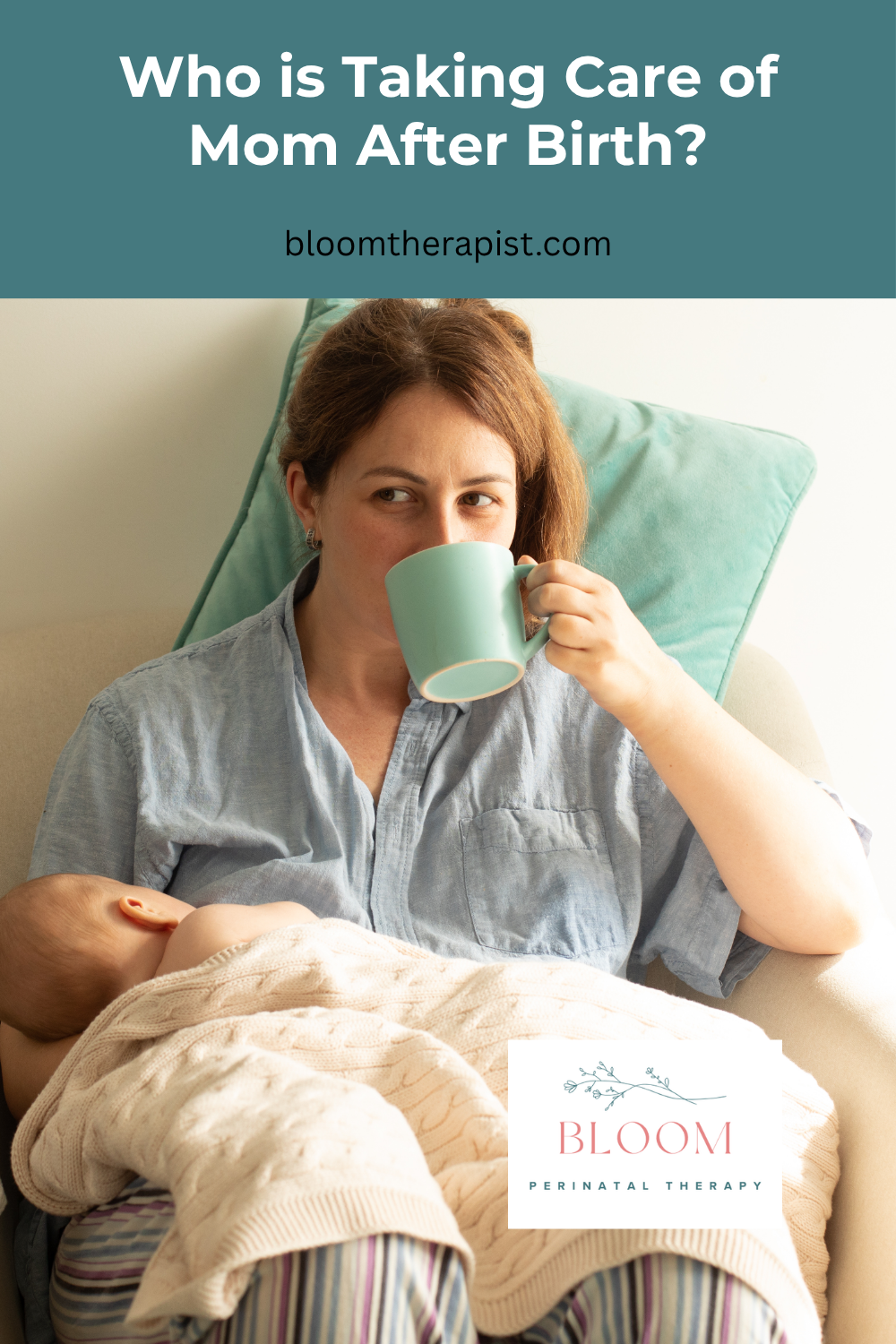 Mothering the Mother infographic with practical ways to support a new mom during postpartum recovery.