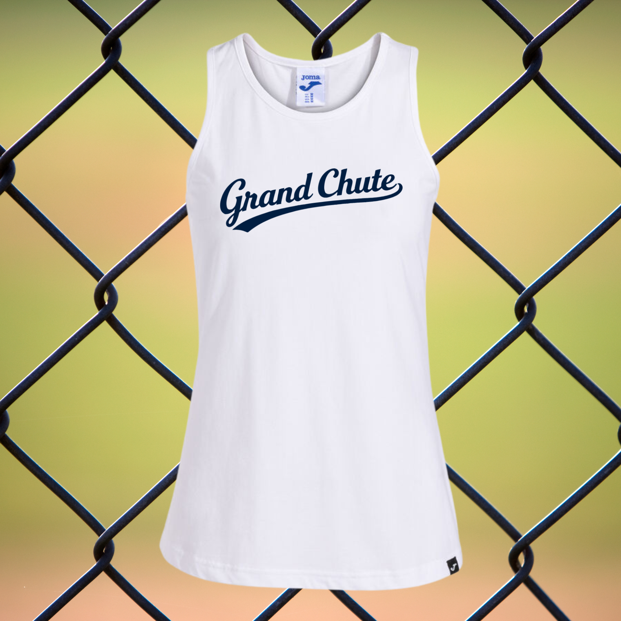 Grand Chute Women's Tank - White Joma.png
