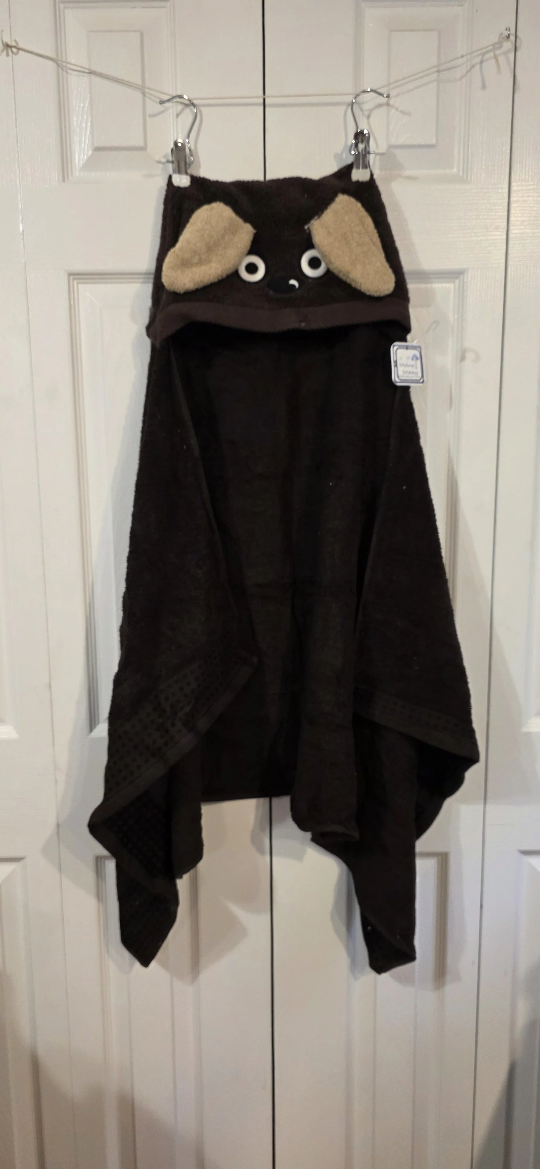 3D hooded puppy dog towel 55x50