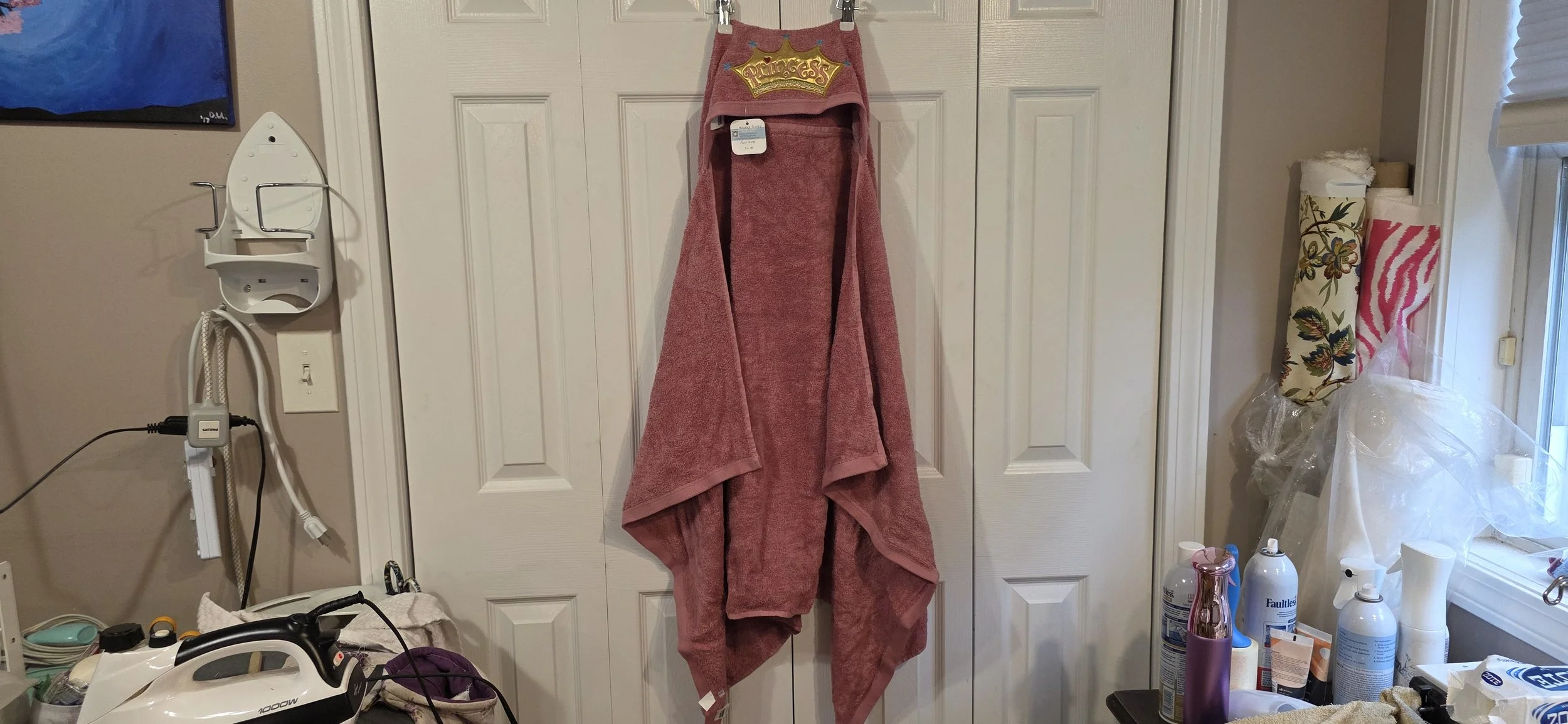 Hooded princess towel 55x50