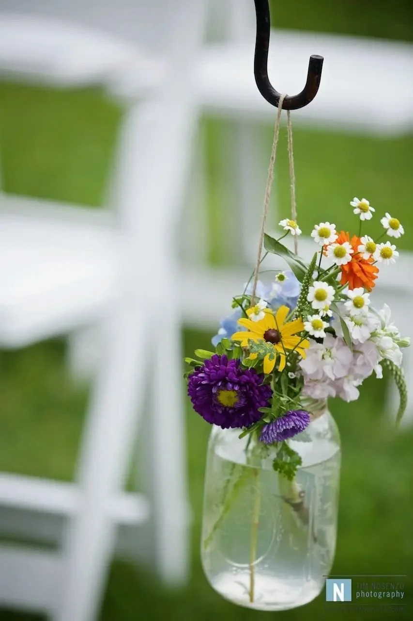 Ceremony hanging decor