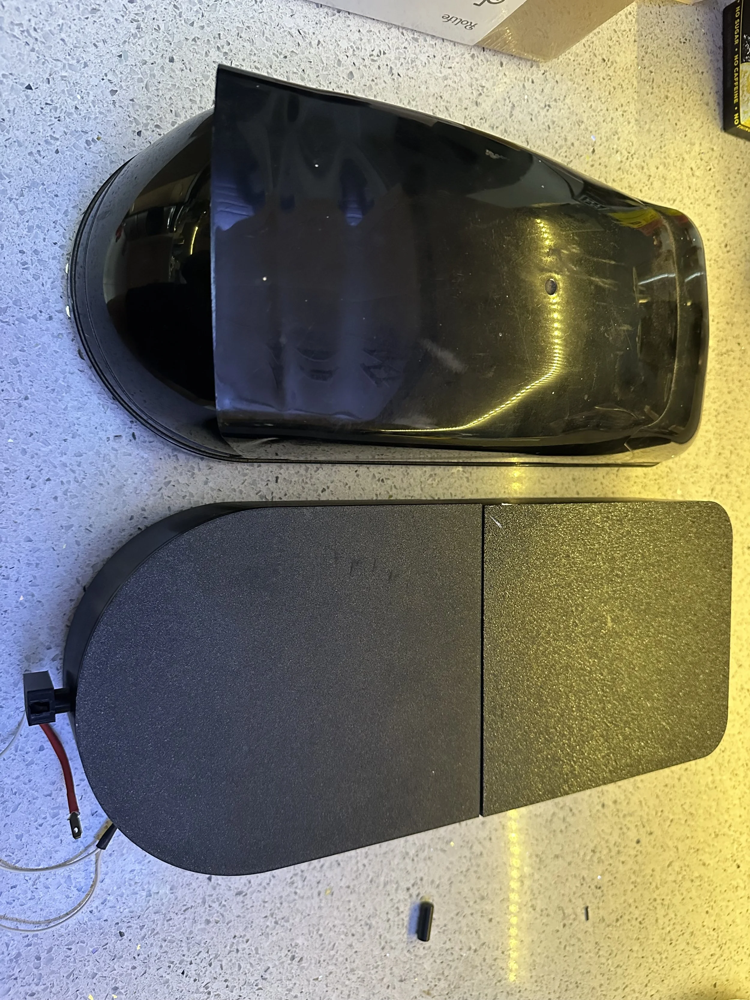 ORIGINAL LID and 3D Printed V1 Prototype