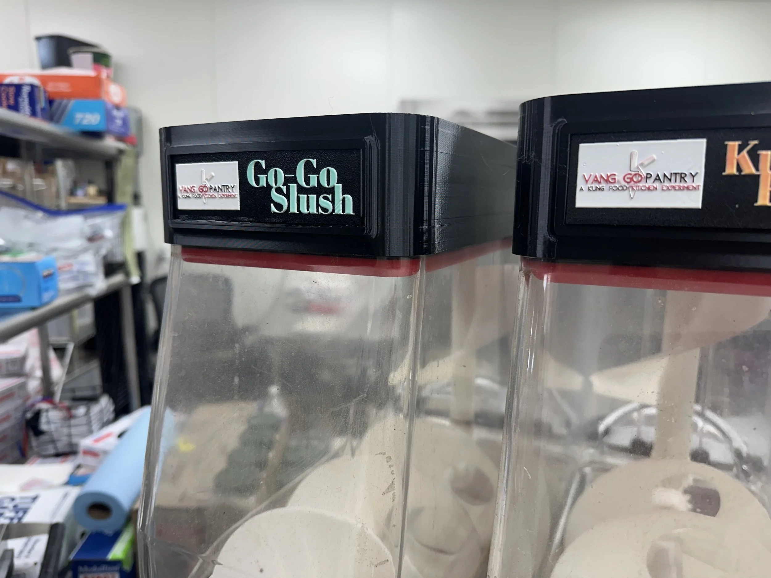 UV Printed graphics on insert