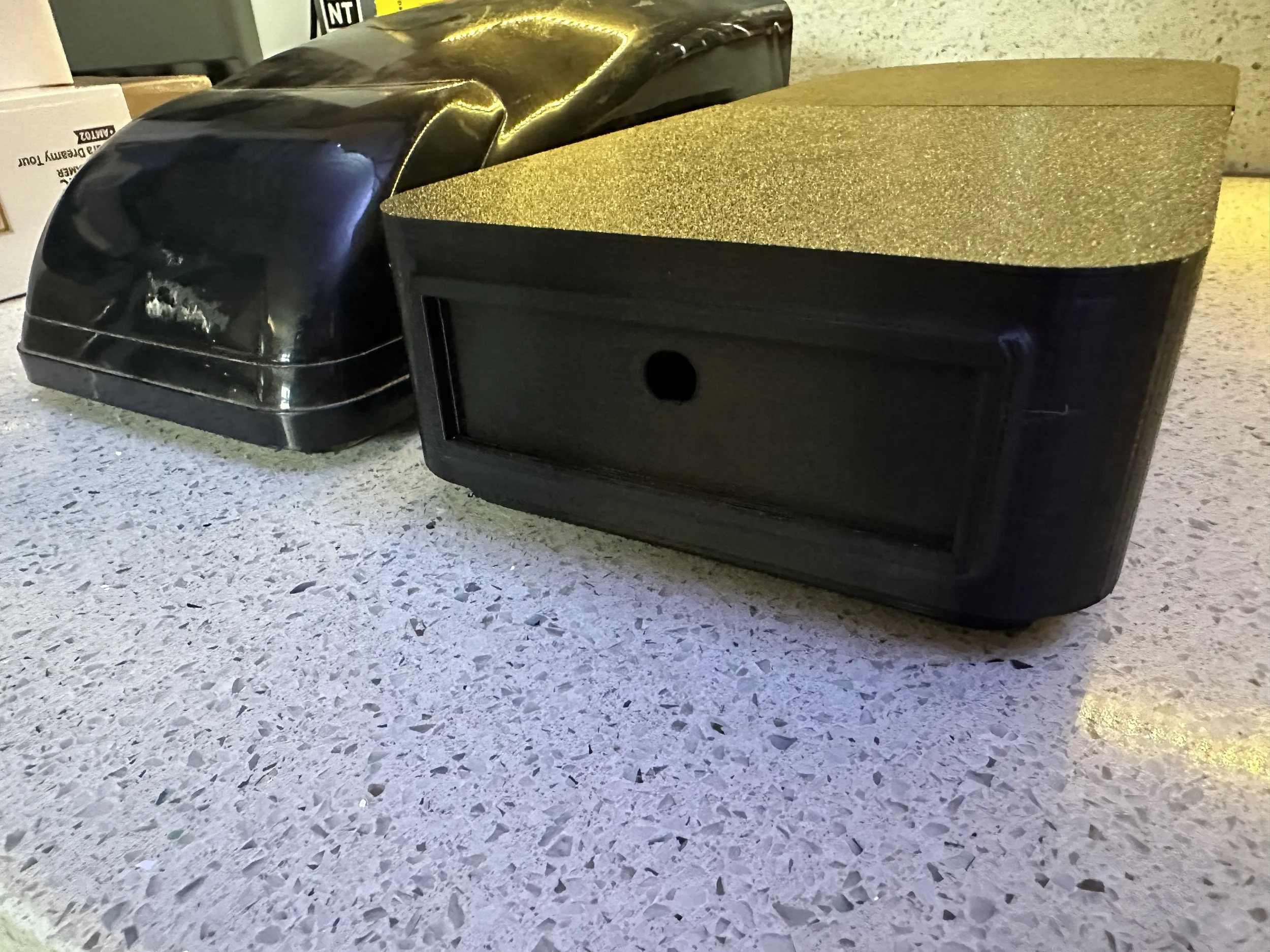 Front view - OLD VS. NEW - Flattened TOP