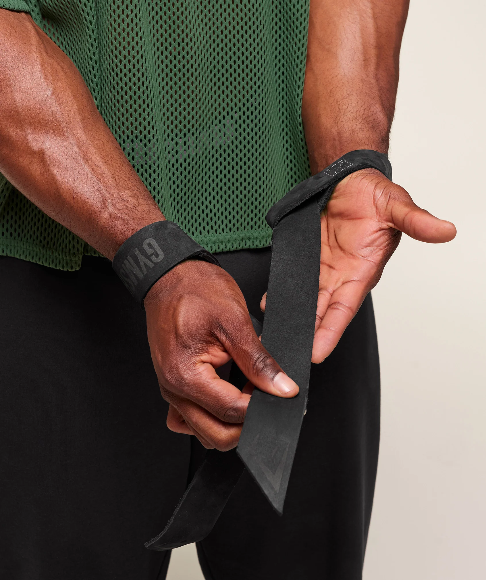 Buy → Leather Lifting Straps by Gymshark®