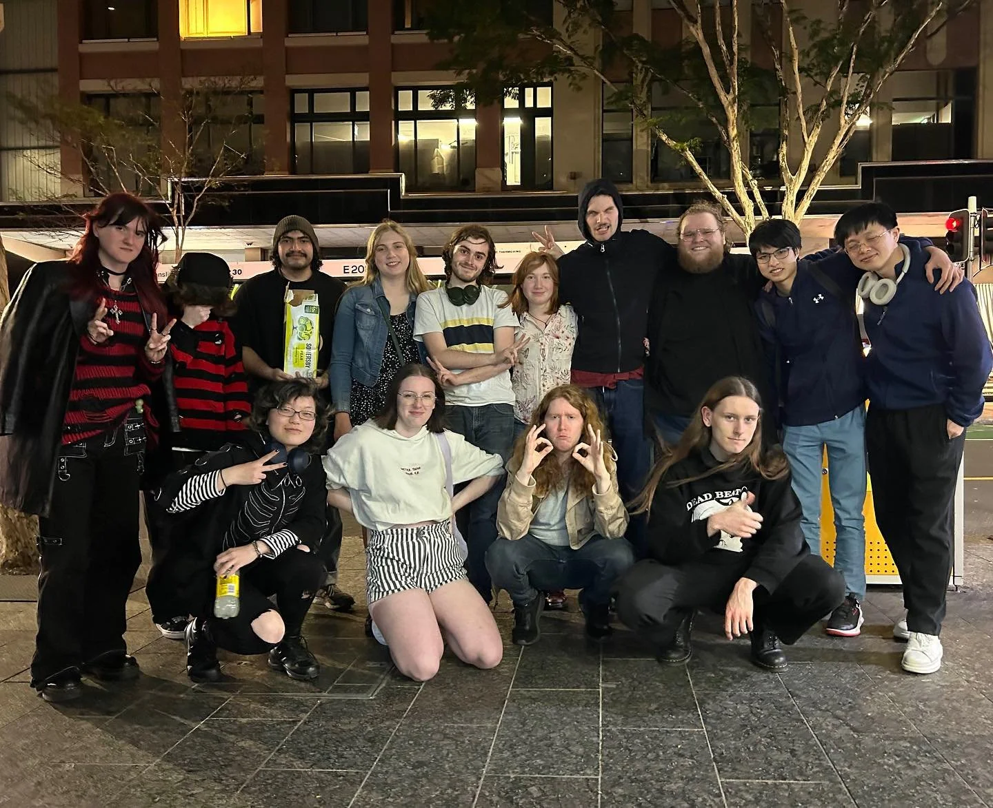 Pic from our Collab Karaoke with the UQ Comedy and Improv Club!! 

Huge thanks to @uqcaic for helping us organise such a fun night! &lt;3 🎤
